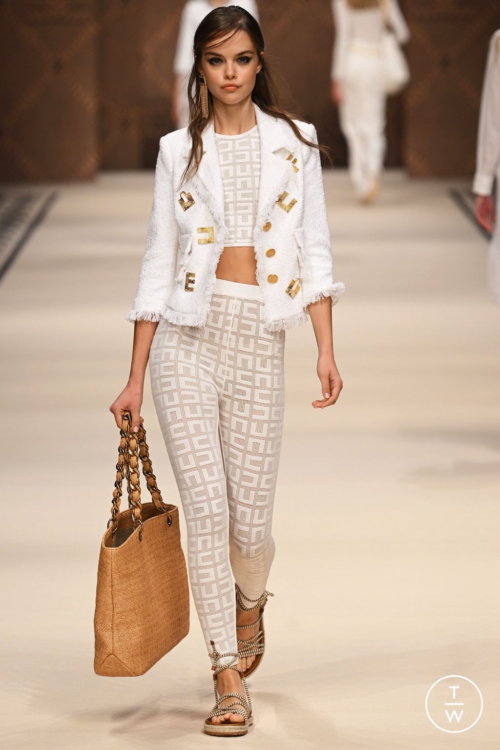 Fashion Week Milan Spring/Summer 2023 look 36 from the Elisabetta Franchi collection womenswear