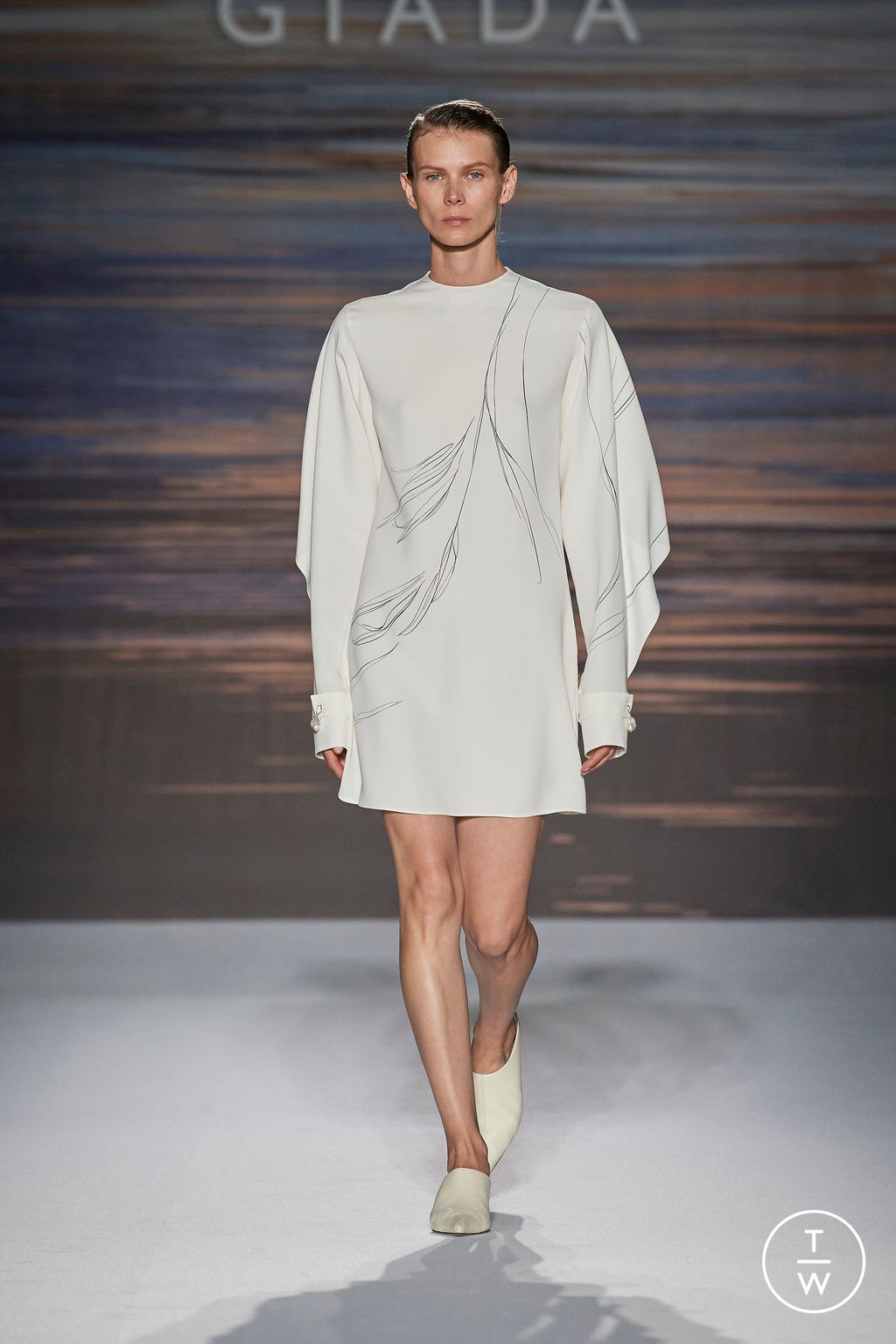 Fashion Week Milan Spring/Summer 2023 look 25 from the Giada collection womenswear