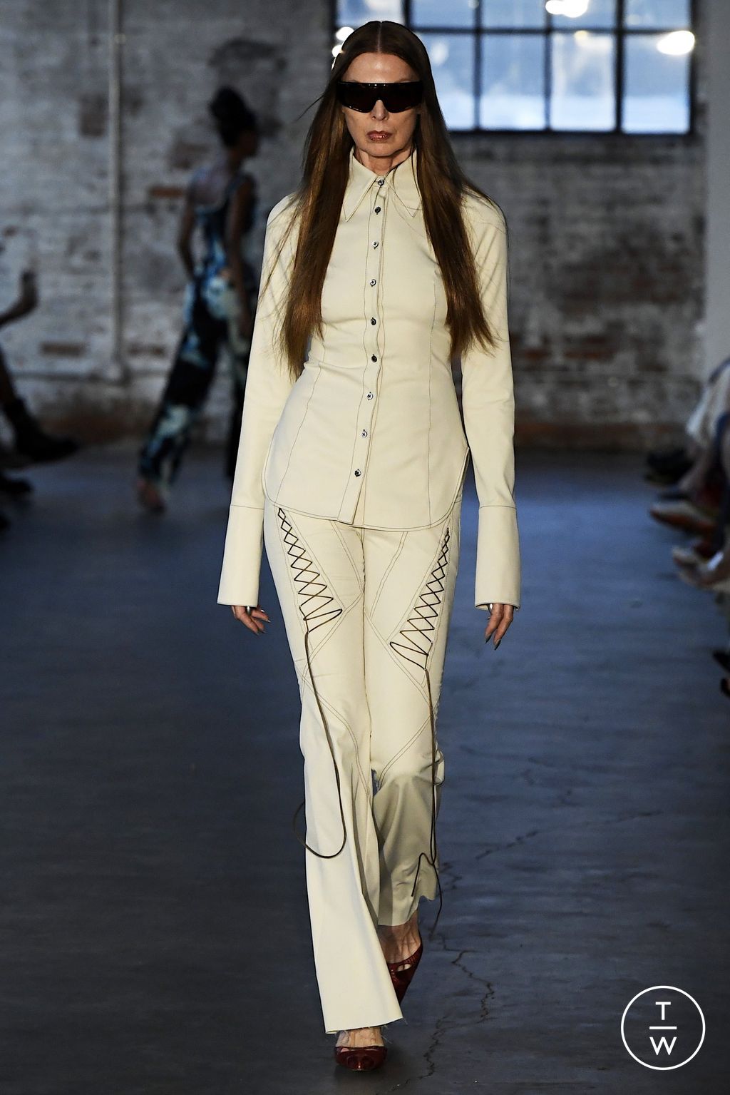 Fashion Week New York Spring/Summer 2023 look 2 from the Priscavera collection 女装