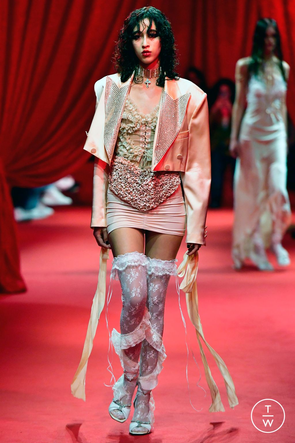 Fashion Week Milan Spring/Summer 2023 look 12 from the Aniye Records collection 女装
