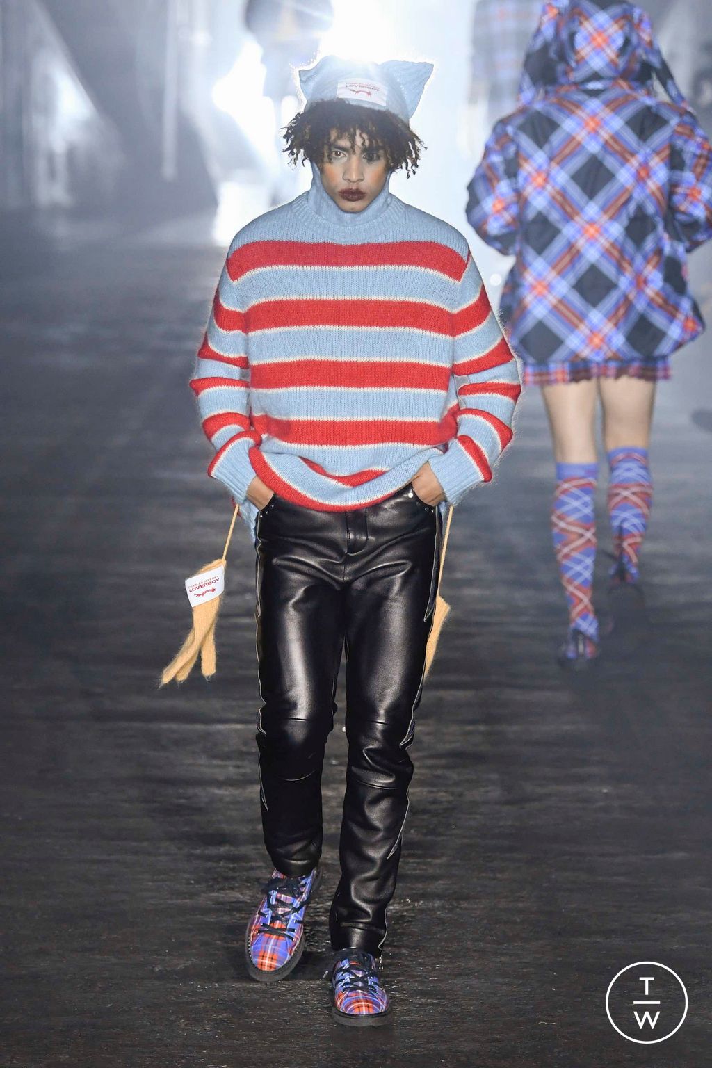 Fashion Week Milan Fall/Winter 2023 look 57 from the Charles Jeffrey LOVERBOY collection menswear
