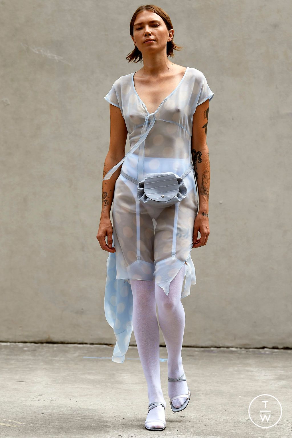 Fashion Week New York Spring/Summer 2023 look 13 from the Maryam Nassir Zadeh collection 女装