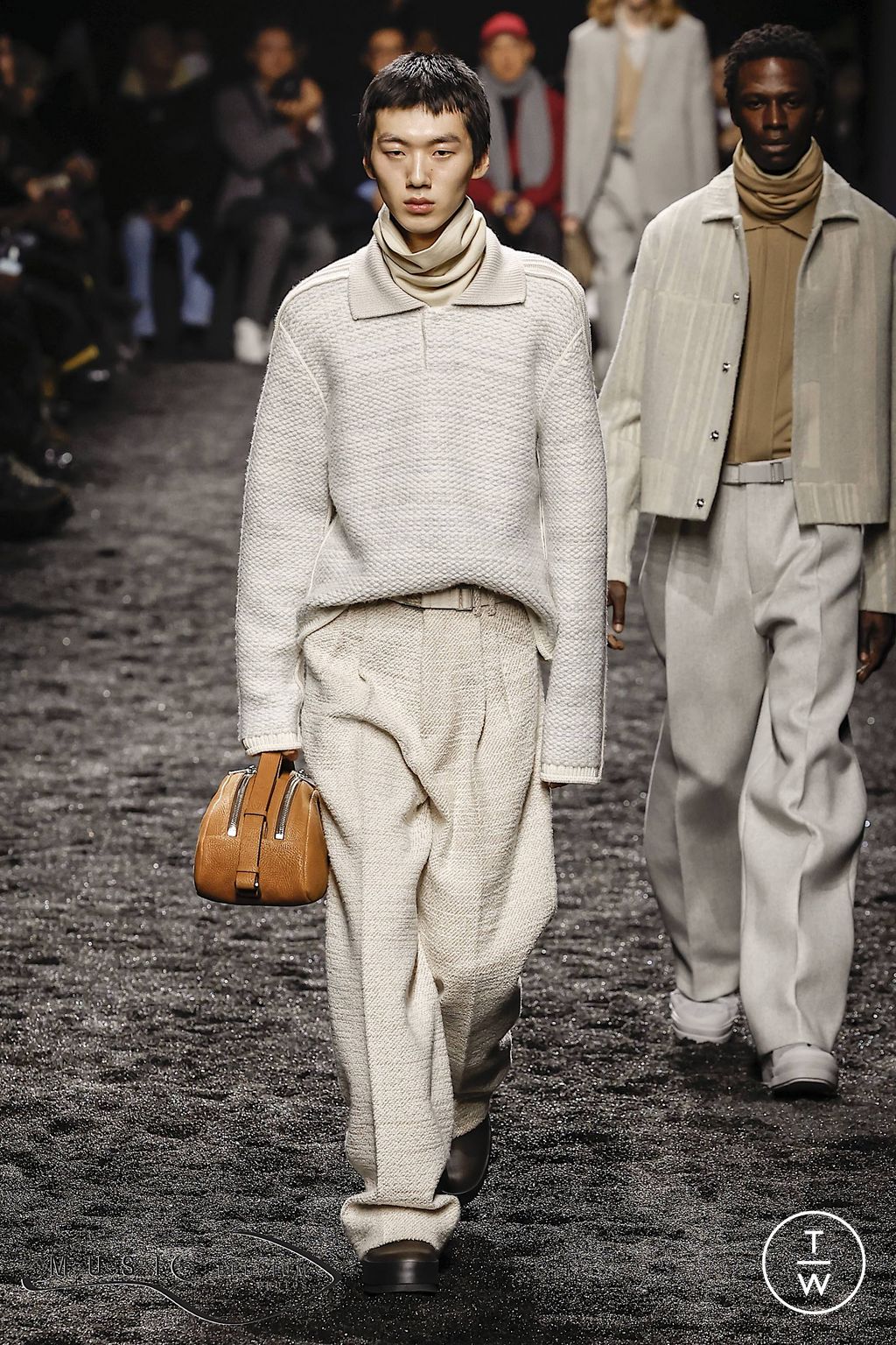 Fashion Week Milan Fall/Winter 2023 look 12 from the ZEGNA collection 男装