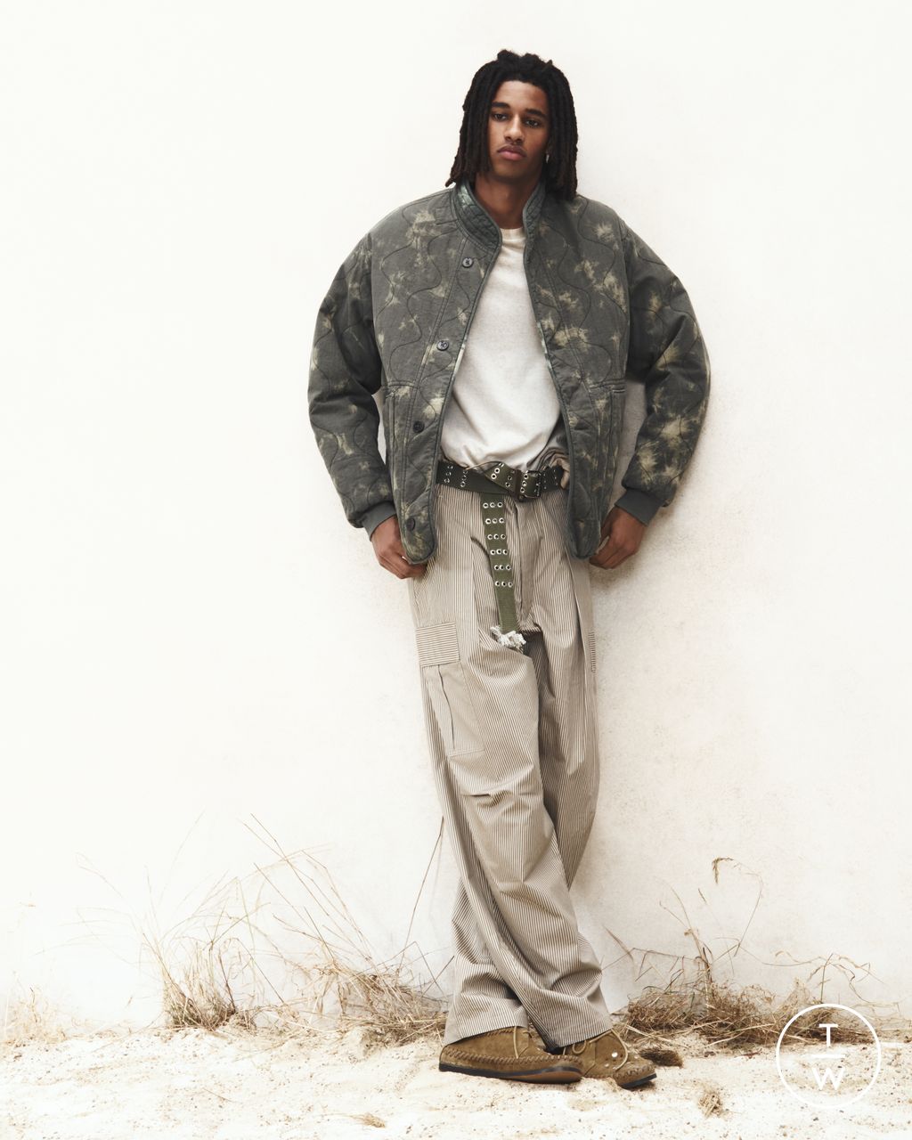Fashion Week Paris Spring/Summer 2026 look 2 de la collection Isabel Marant menswear