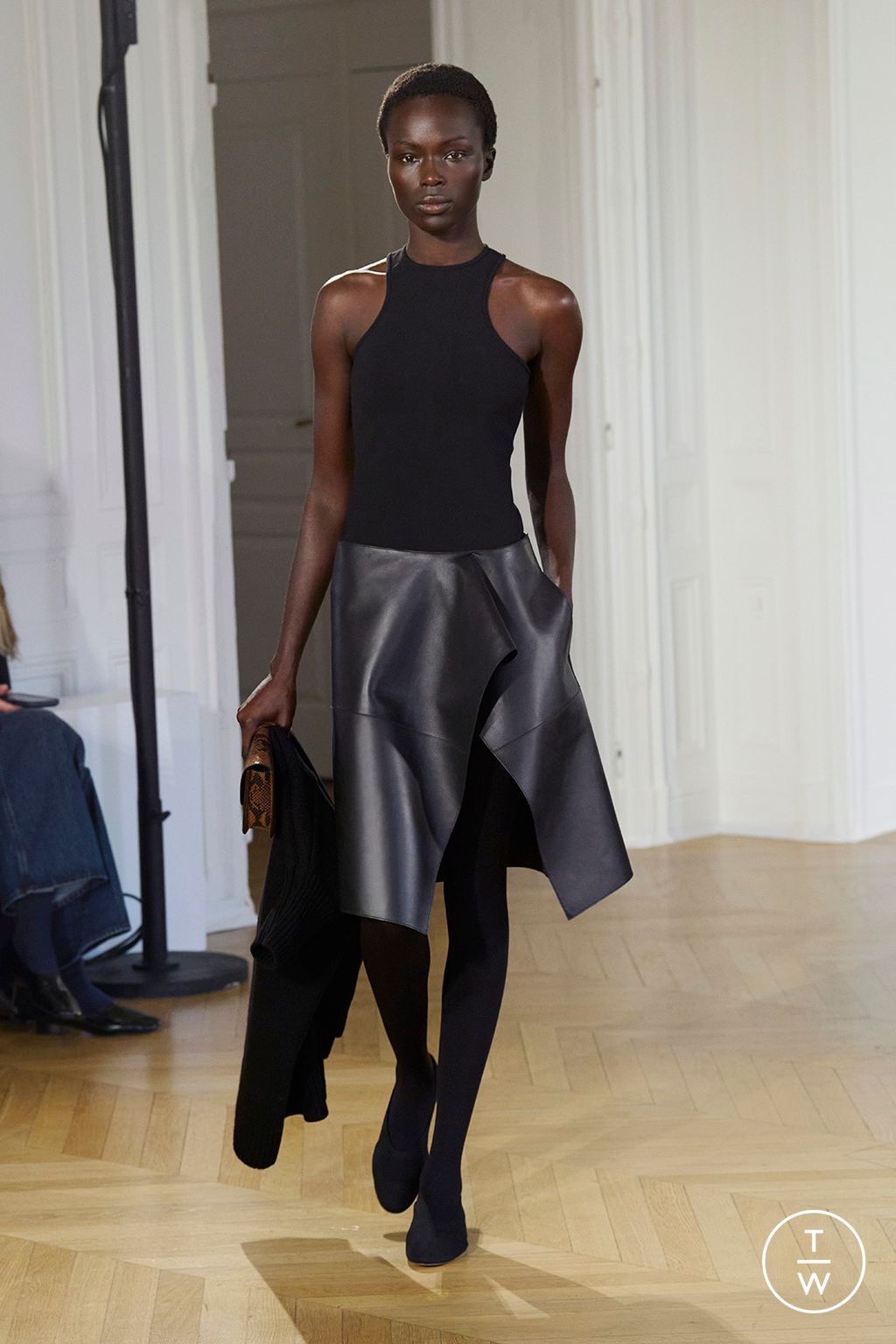 Fashion Week Paris Fall/Winter 2026 look 20 from the Toteme collection womenswear