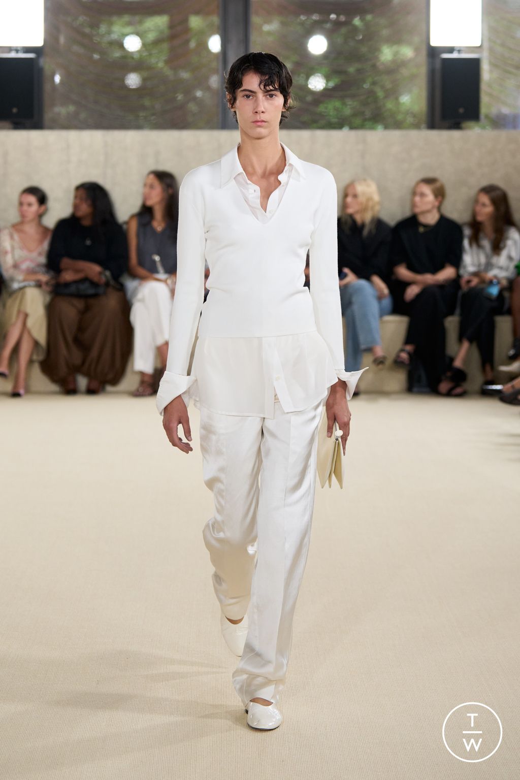 Fashion Week New York Spring/Summer 2026 look 18 from the Toteme collection womenswear