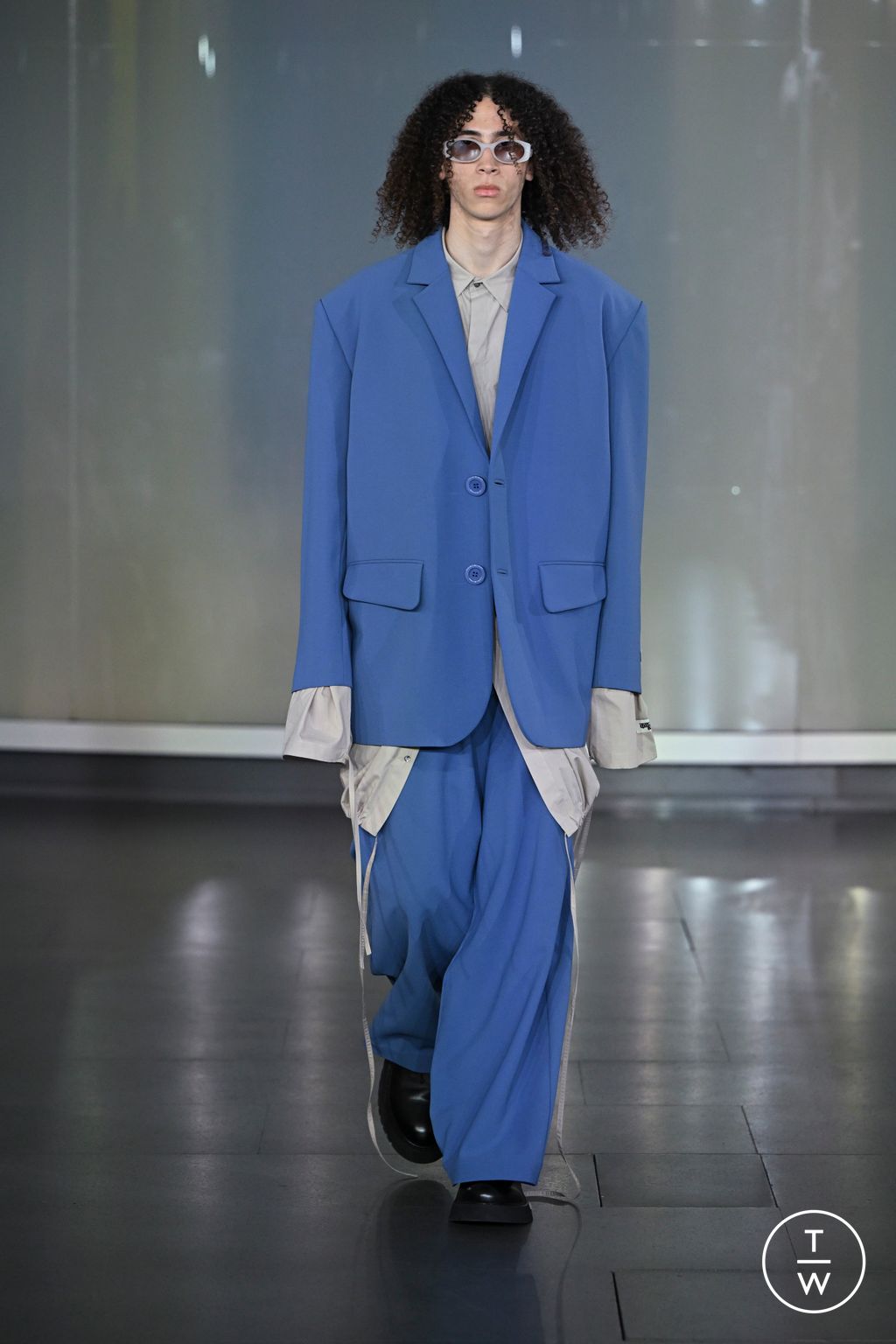 Fashion Week Milan Spring/Summer 2023 look 3 from the Dhruv-Kapoor collection menswear