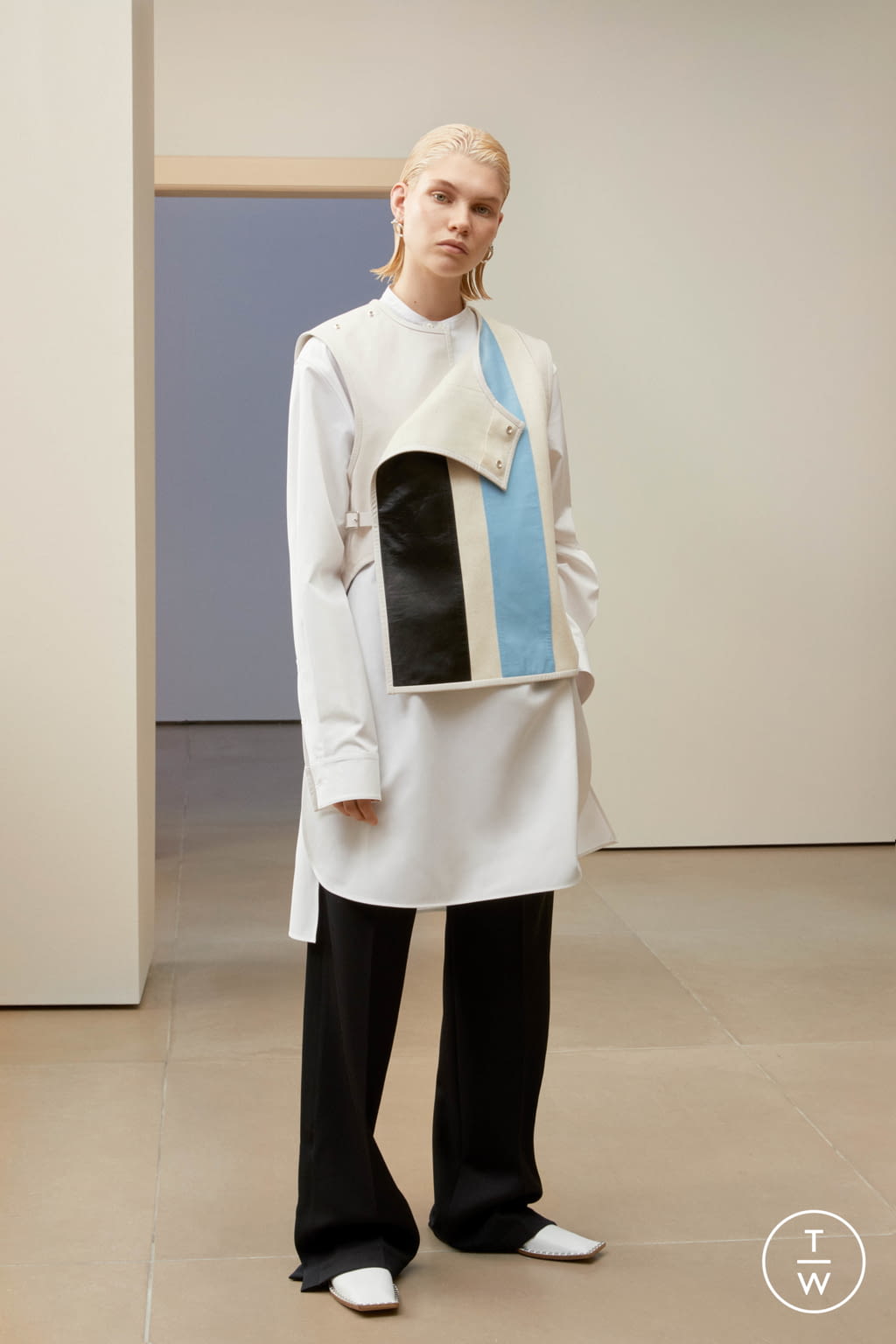 Fashion Week Milan Pre-Fall 2019 look 3 from the Jil Sander collection womenswear