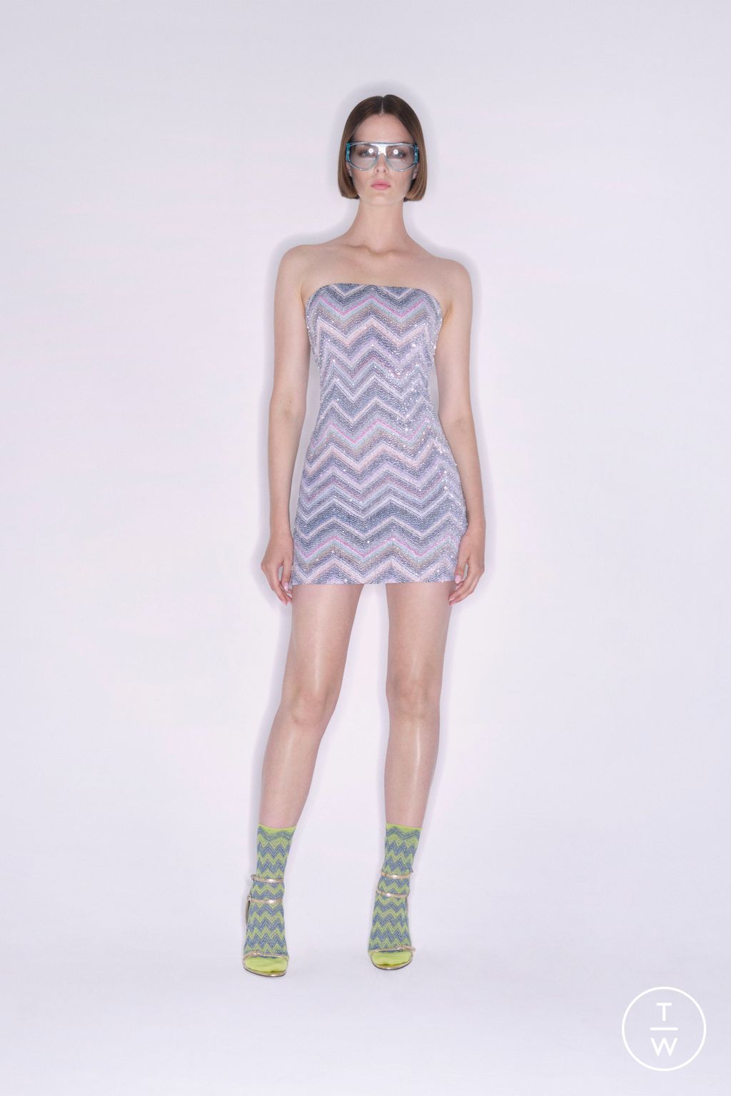 Fashion Week Milan Resort 2024 look 3 from the Missoni collection womenswear