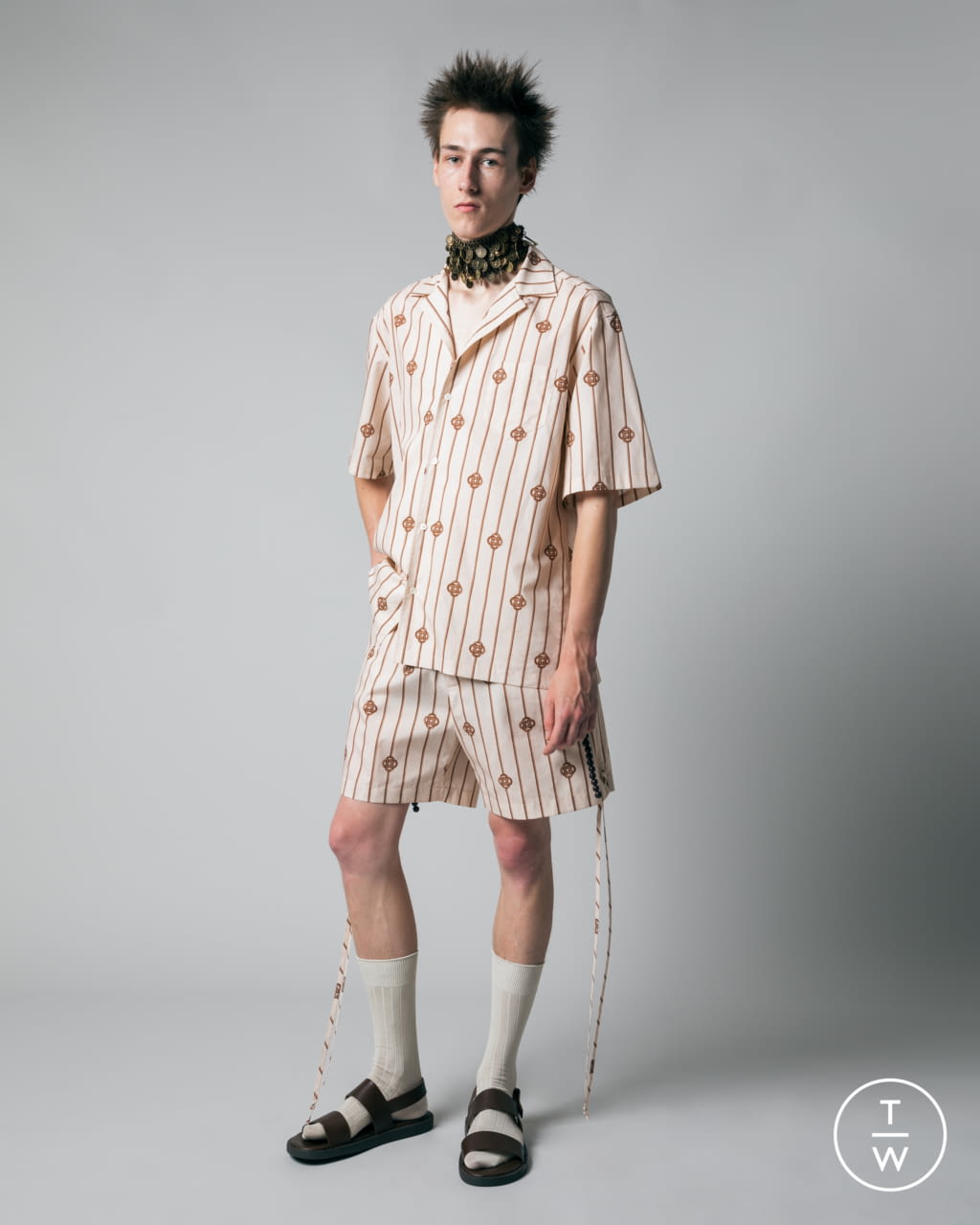 Fashion Week Paris Spring/Summer 2022 look 3 from the EGONlab collection menswear