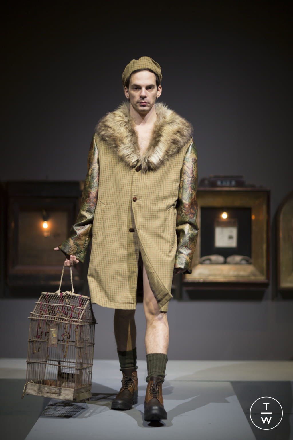 Fashion Week Milan Fall/Winter 2017 look 3 de la collection Antonio Marras menswear