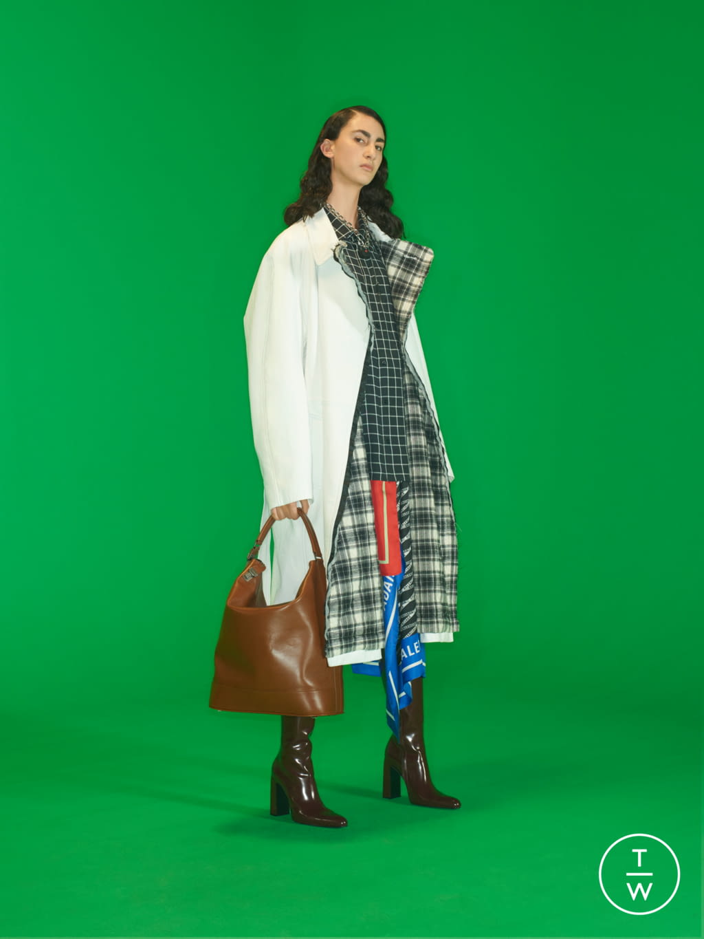 Fashion Week Paris Resort 2019 look 3 from the Balenciaga collection 女装