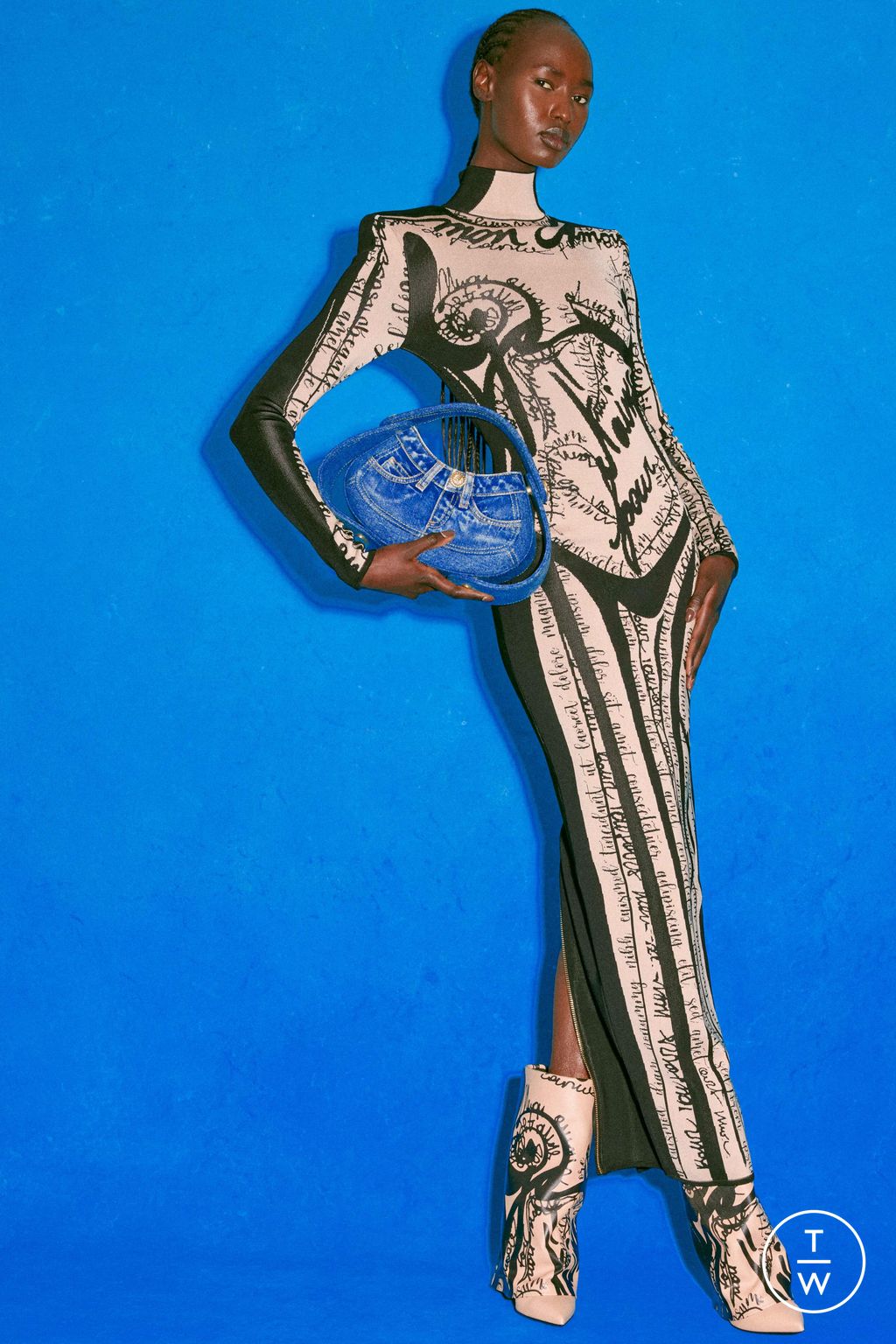 Fashion Week Paris Resort 2025 look 3 de la collection Balmain womenswear