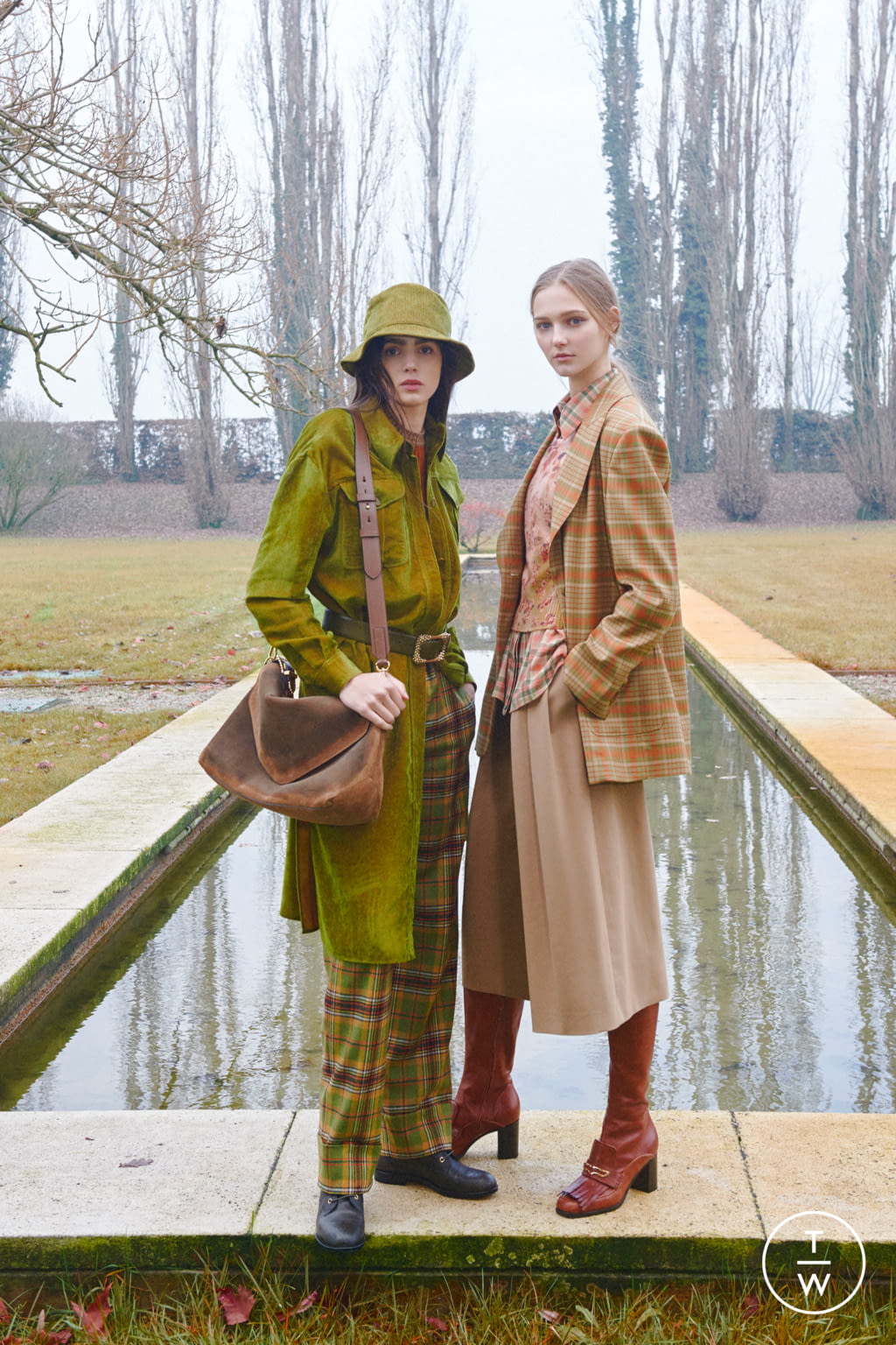 Fashion Week Milan Pre-Fall 2021 look 3 from the Alberta Ferretti collection womenswear
