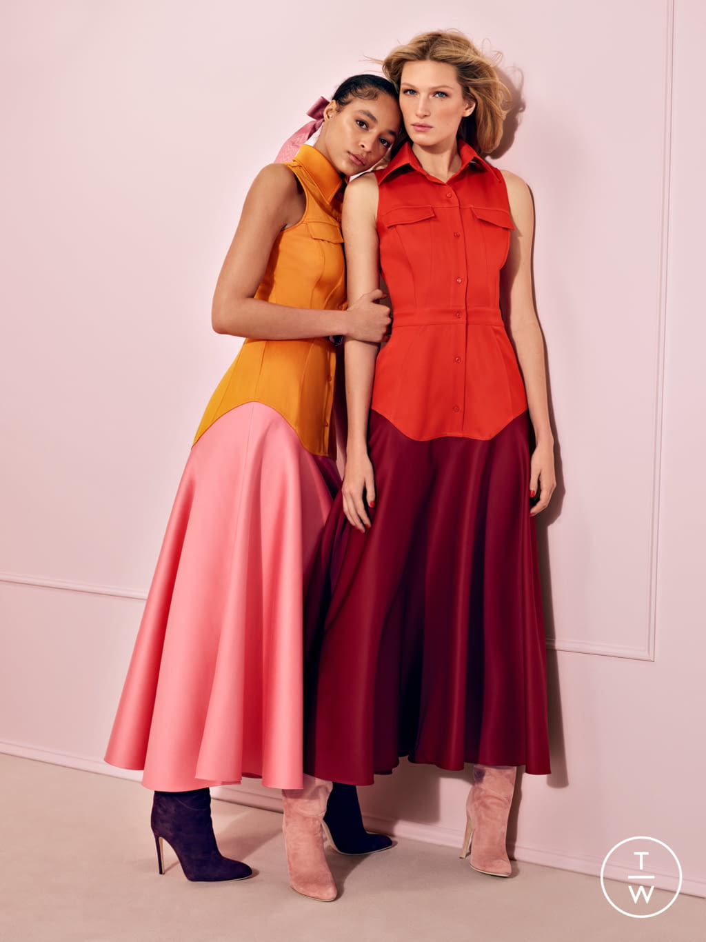 Fashion Week New York Pre-Fall 2020 look 3 de la collection Brandon Maxwell womenswear