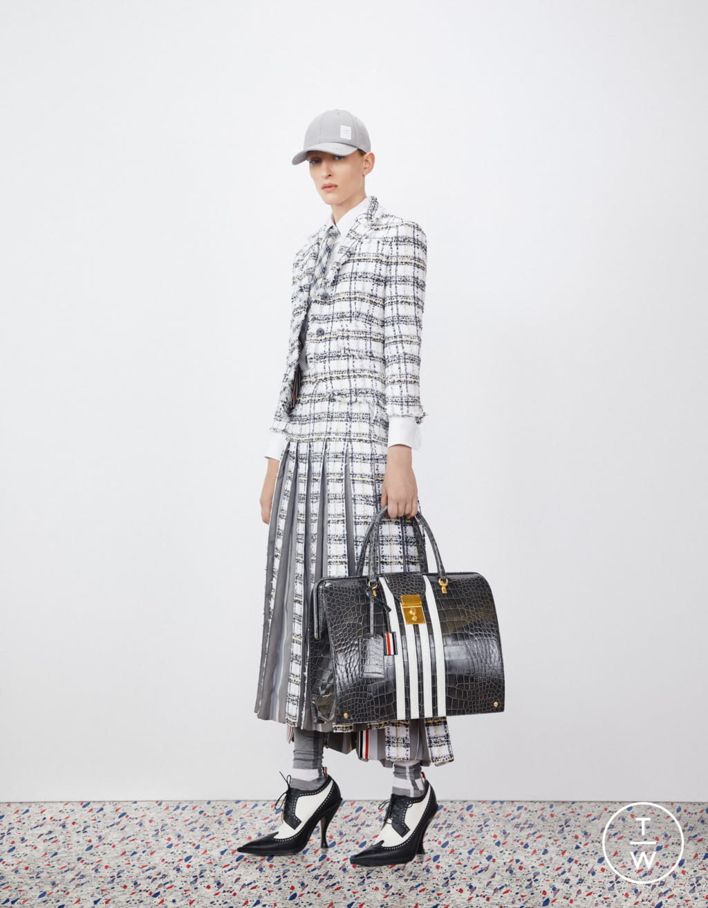 Fashion Week Paris Resort 2020 look 3 from the Thom Browne collection 女装