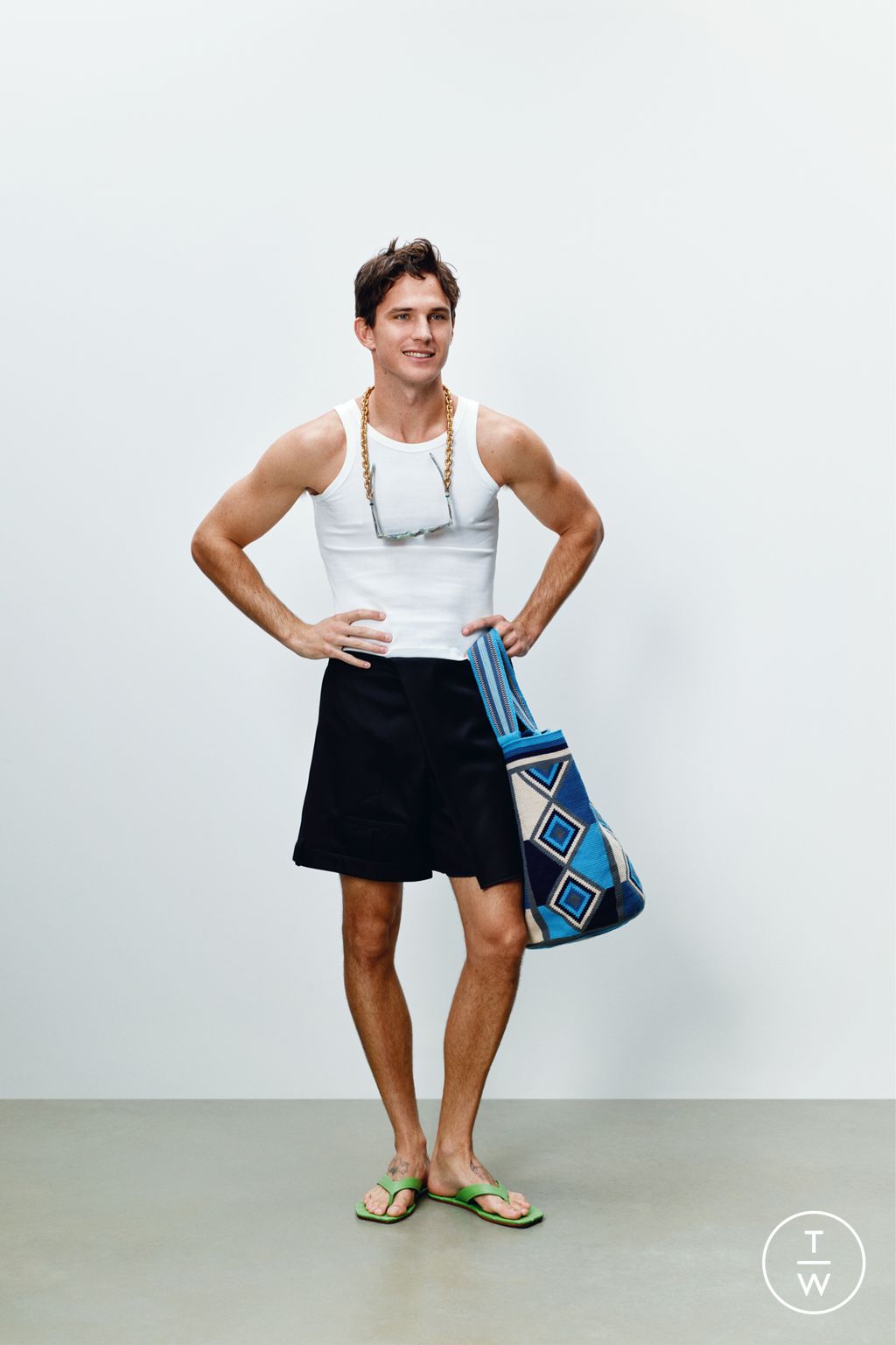 Fashion Week Paris Fall/Winter 2026 look 30 from the JW Anderson collection womenswear