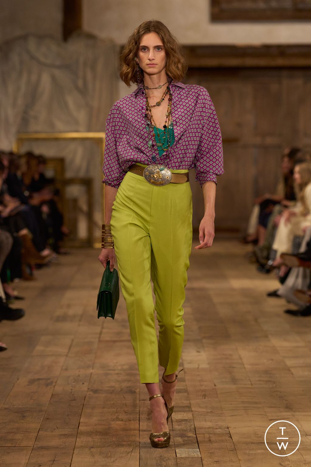 Fashion Week New York Spring/Summer 2024 look 30 from the Ralph Lauren collection 女装