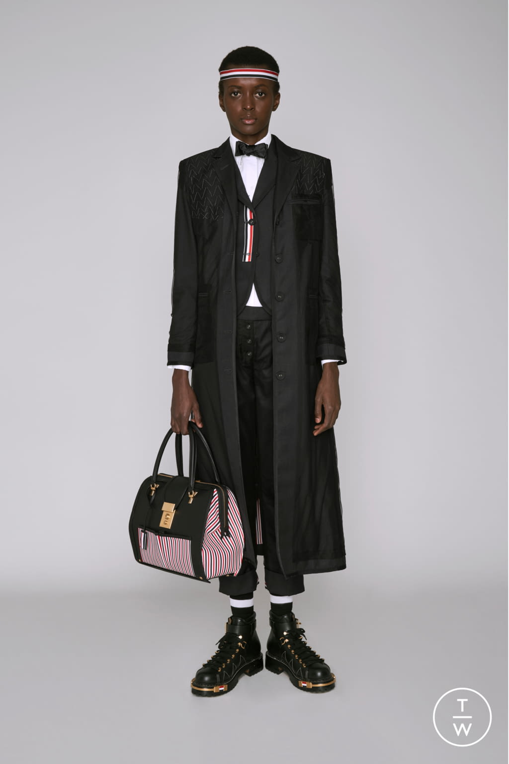 Fashion Week Paris Pre-Fall 2019 look 30 from the Thom Browne collection womenswear