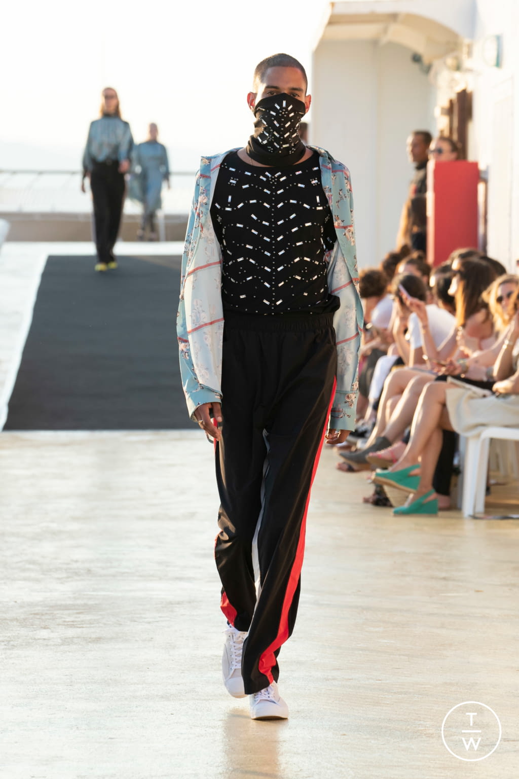 Fashion Week Paris Resort 2019 look 30 from the Koché collection 女装