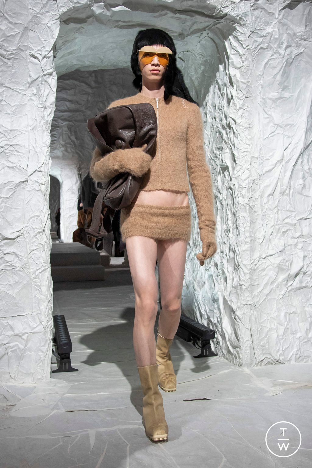 Fashion Week Milan Fall/Winter 2024 look 30 from the Marni collection womenswear