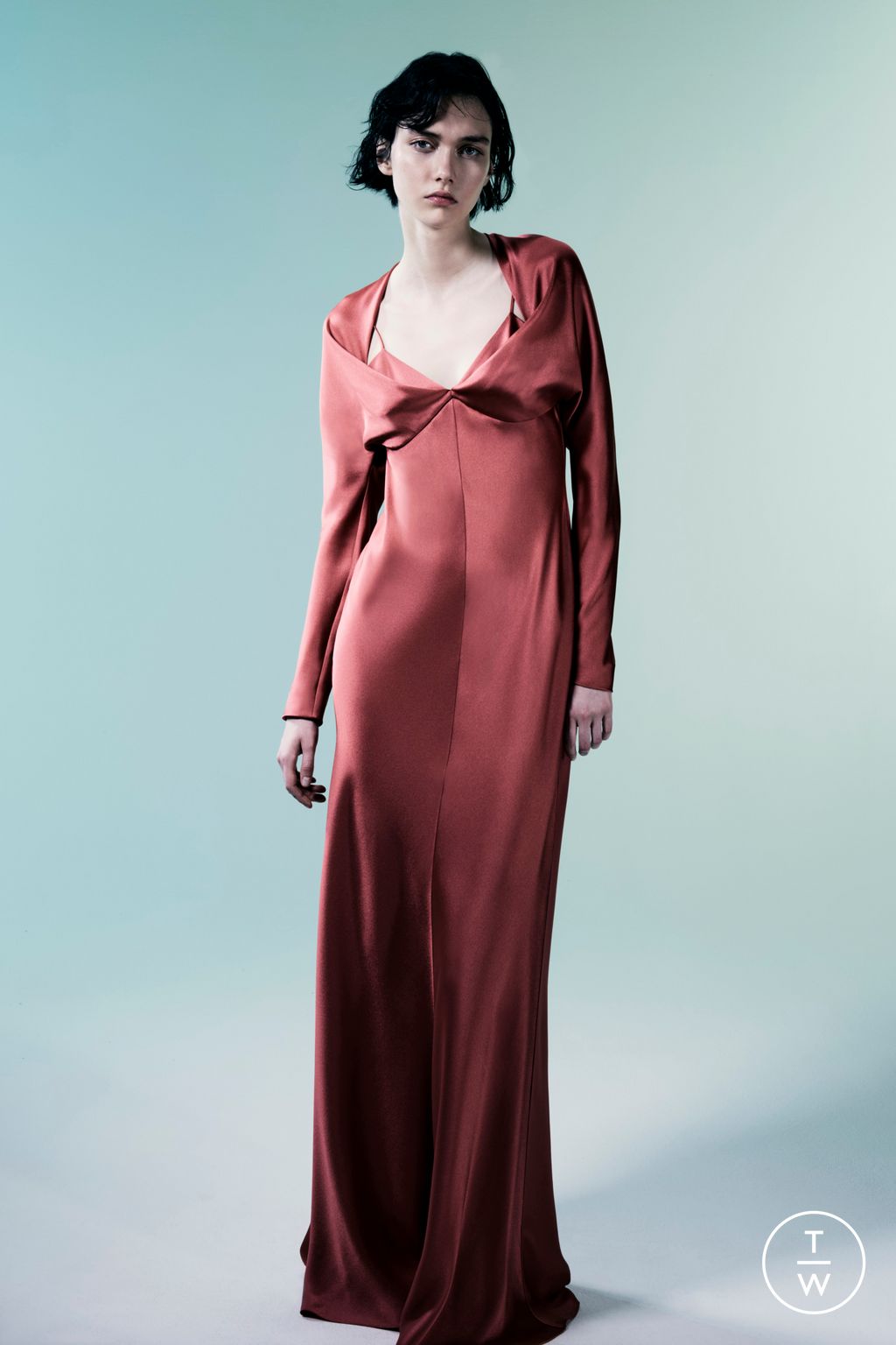 Fashion Week Milan Resort 2025 look 30 from the Alberta Ferretti collection womenswear