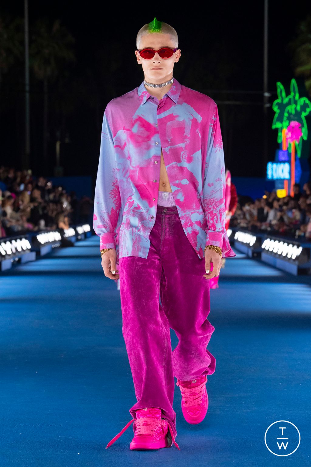 Fashion Week Paris Resort 2023 look 30 from the Dior Men collection 男装
