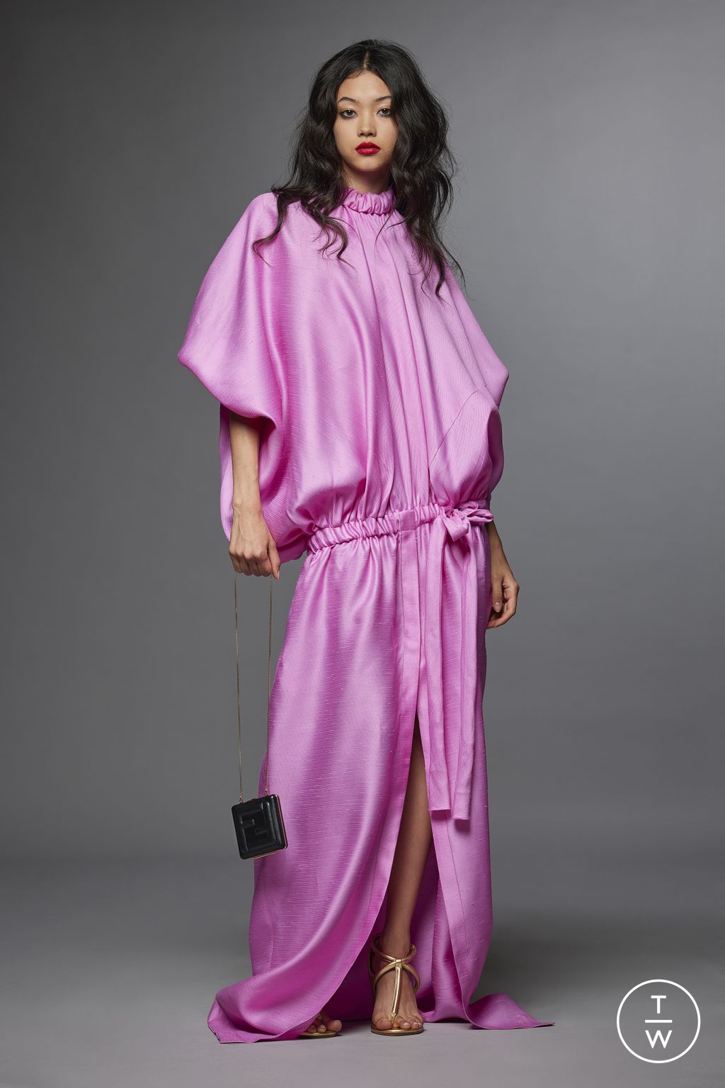 Fashion Week Milan Resort 2024 look 30 from the Fendi collection womenswear