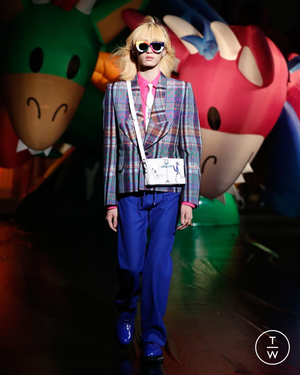 Fashion Week Paris Spring/Summer 2021 look 91 from the Louis Vuitton collection 男装