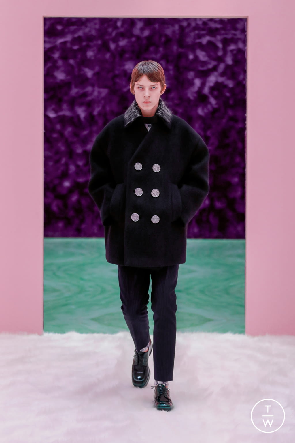 Fashion Week Milan Fall/Winter 2021 look 30 from the Prada collection menswear