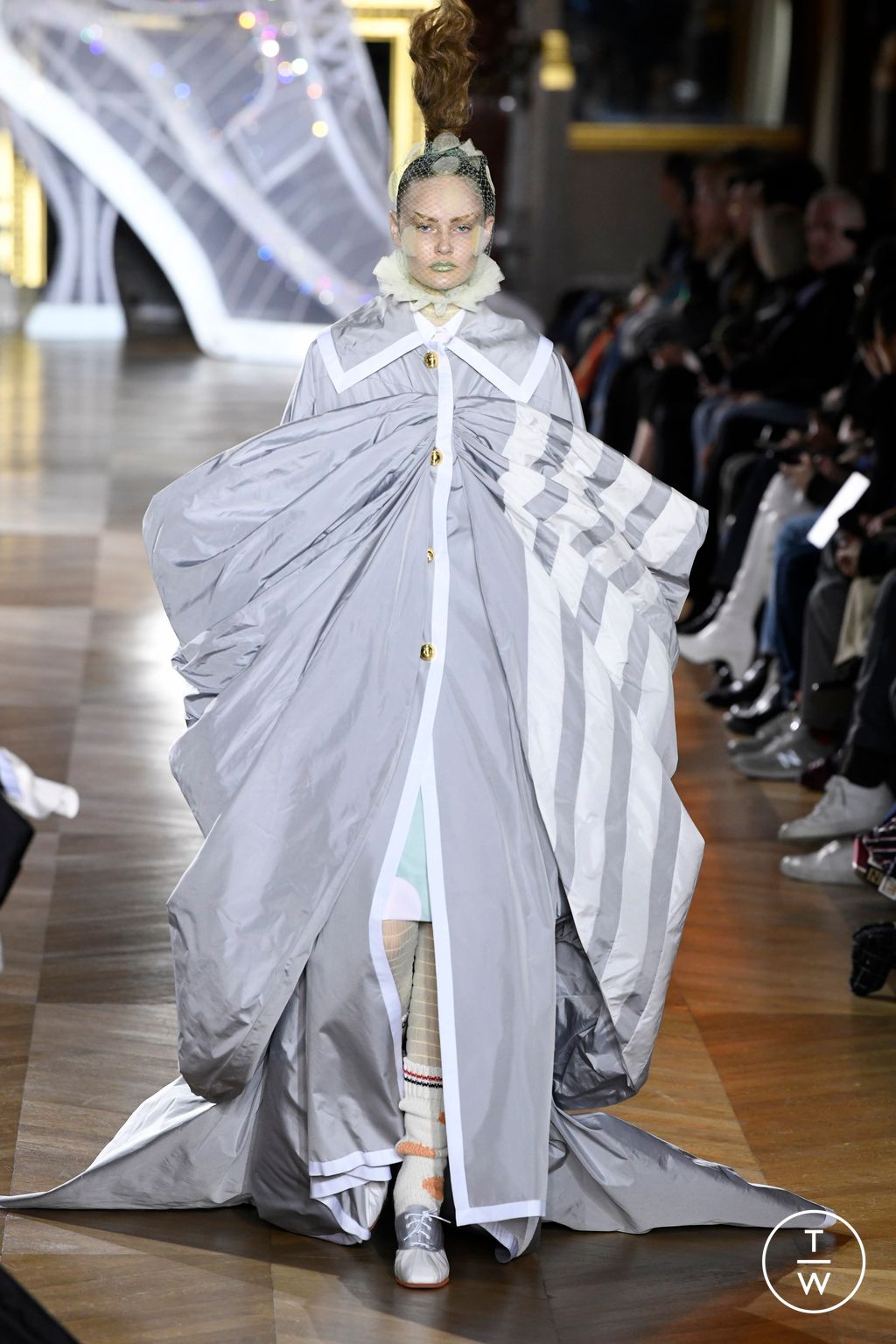 Fashion Week Paris Spring/Summer 2023 look 22 from the Thom Browne collection womenswear