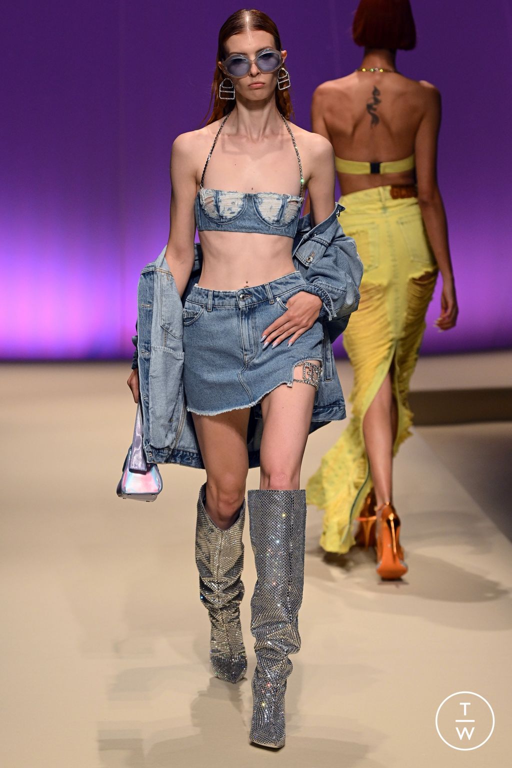 Fashion Week Milan Spring/Summer 2023 look 9 from the GCDS collection womenswear