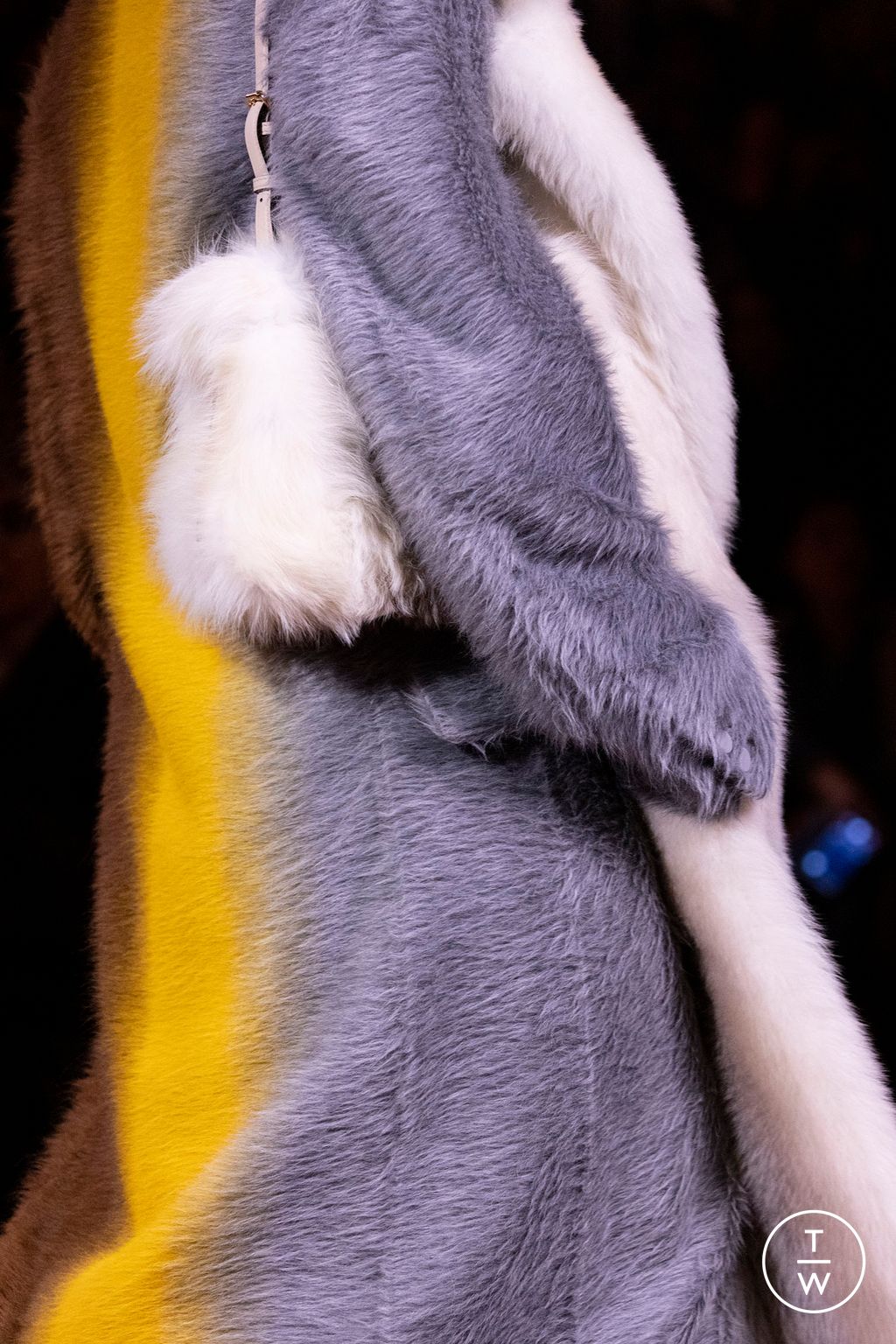 Fashion Week Milan Fall/Winter 2025 look 88 from the Fendi collection 女装配饰