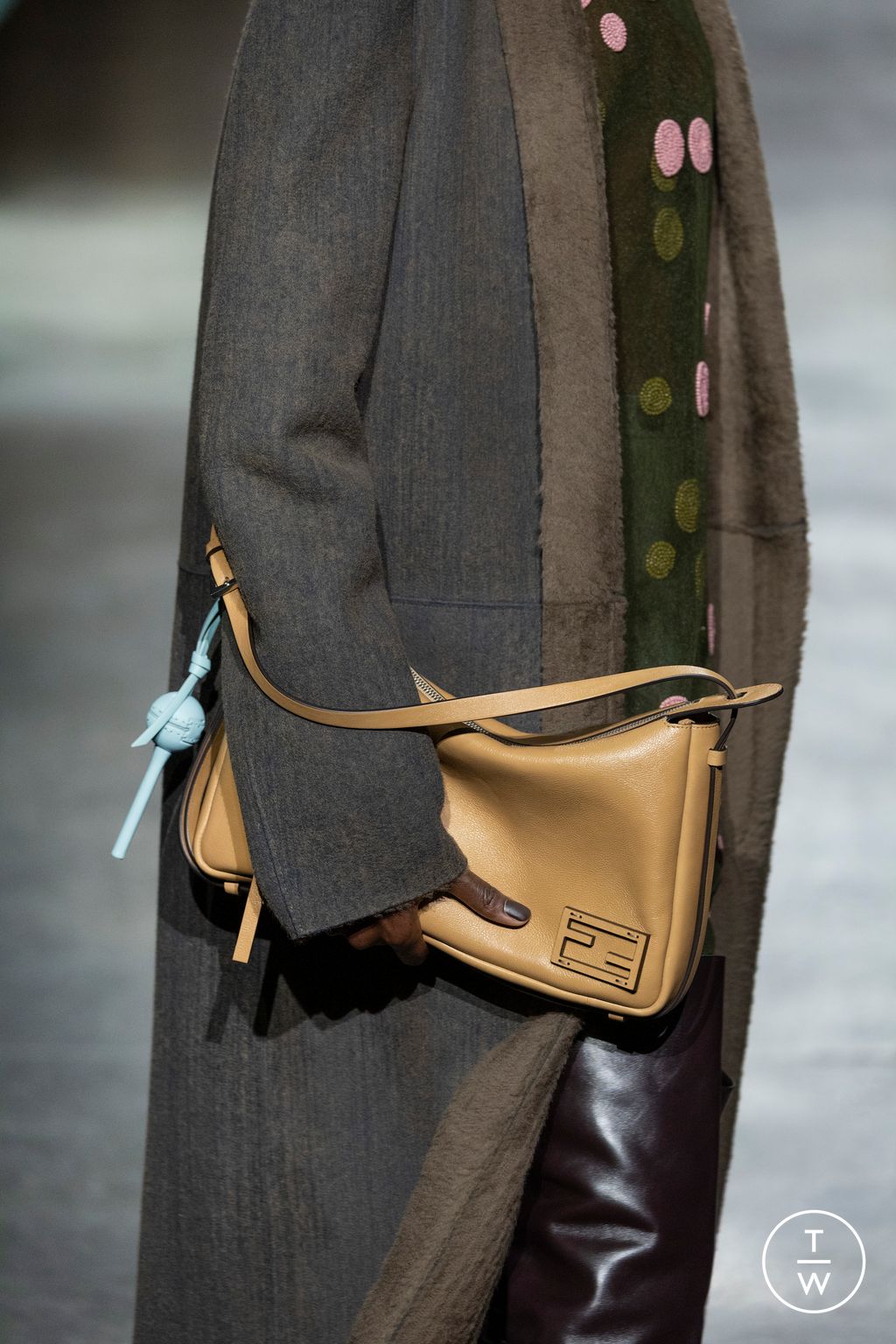 Fashion Week Milan Fall/Winter 2024 look 24 from the Fendi collection womenswear accessories