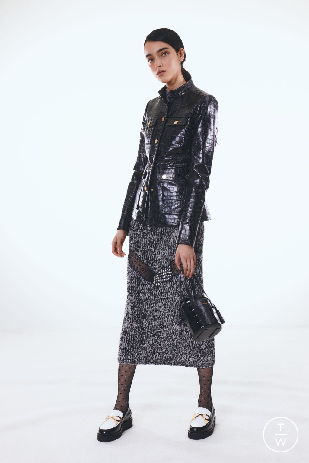 Fashion Week Paris Pre-Fall 2025 look 30 from the Giambattista Valli collection womenswear