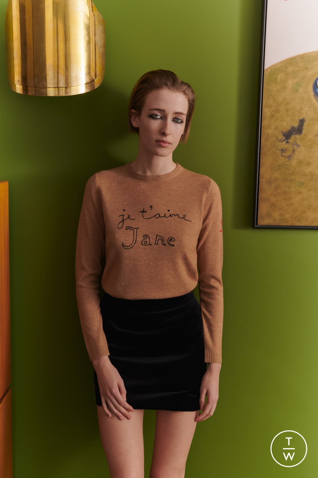 Fashion Week London Fall/Winter 2019 look 2 from the Bella Freud collection womenswear