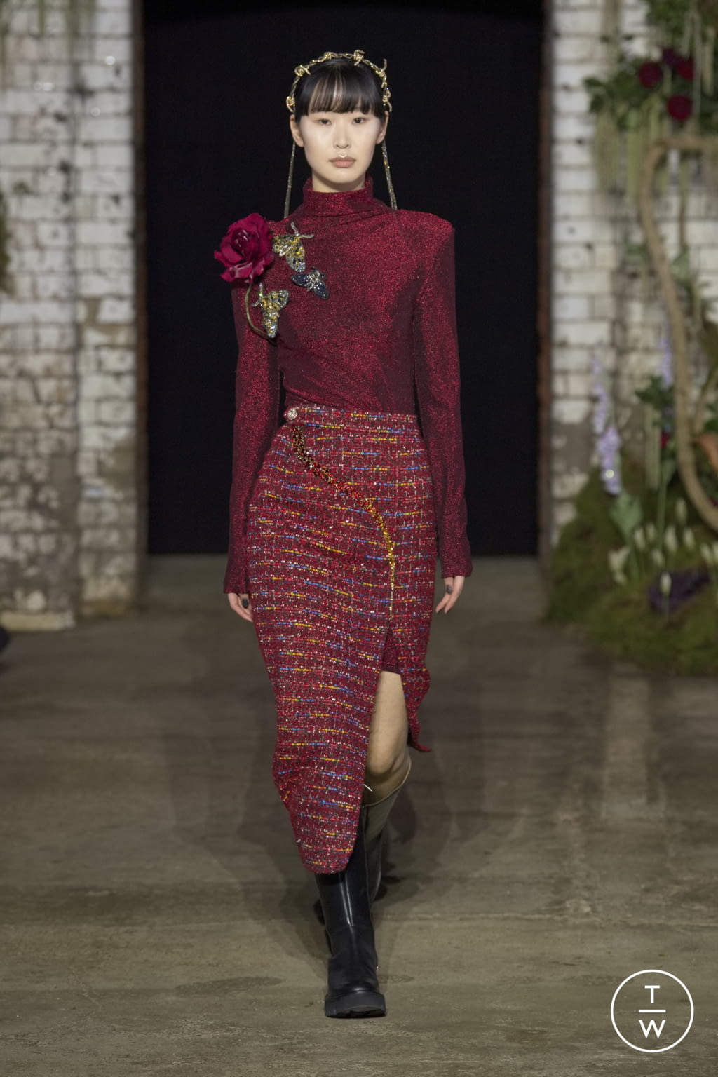 Fashion Week London Fall/Winter 2022 look 31 from the MITHRIDATE collection womenswear