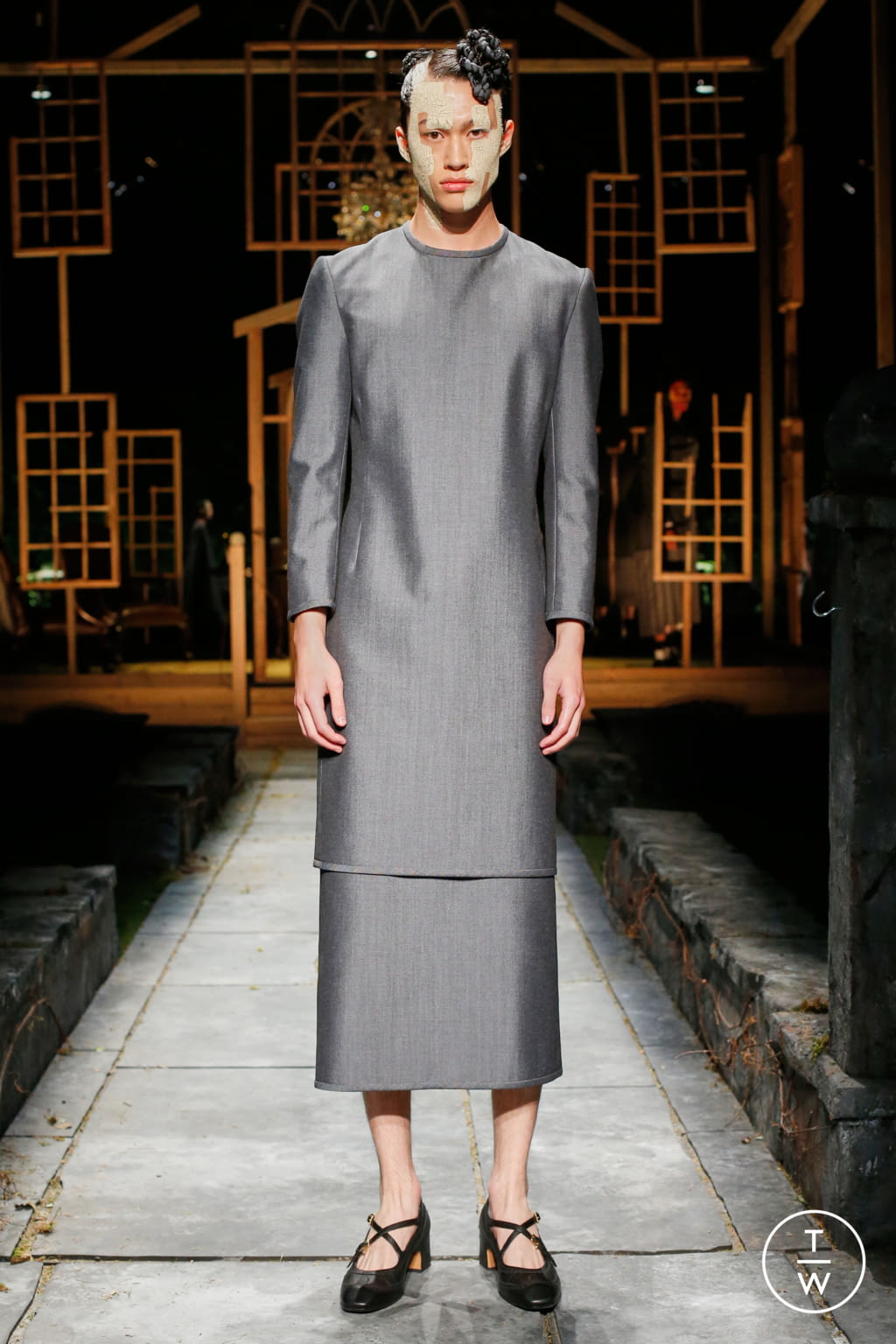 Fashion Week New York Spring/Summer 2022 look 31 from the Thom Browne collection 女装