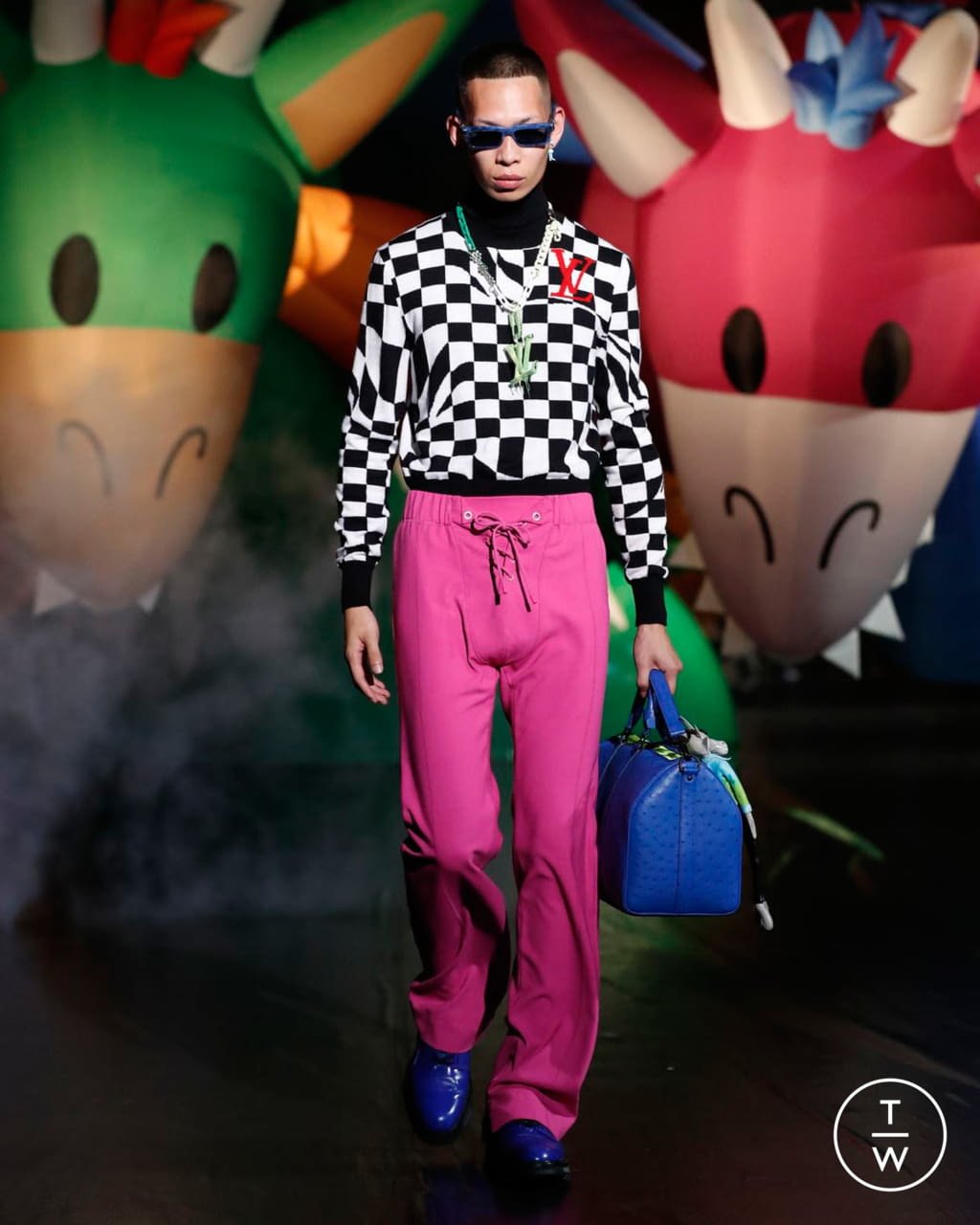 Fashion Week Paris Spring/Summer 2021 look 93 from the Louis Vuitton collection 男装