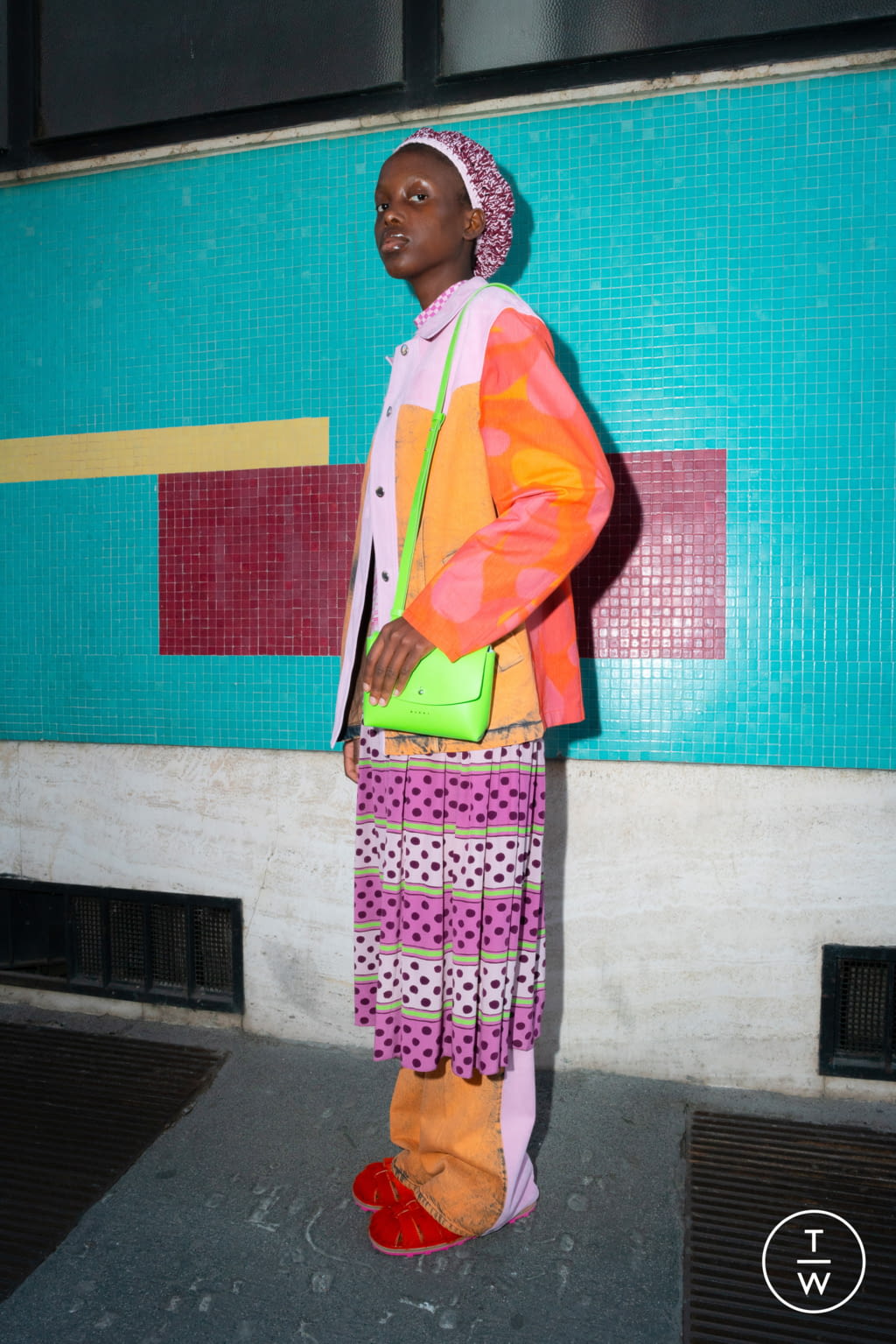 Fashion Week Milan Resort 2022 look 31 from the Marni collection 女装