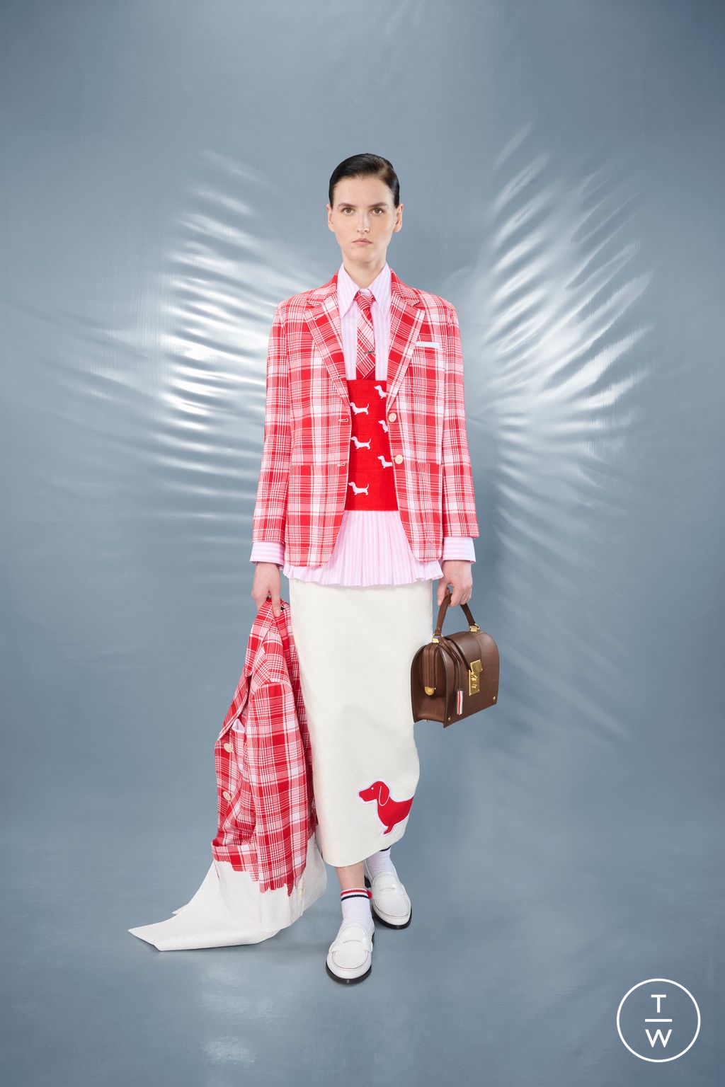 Fashion Week New York Resort 2025 look 32 de la collection Thom Browne womenswear