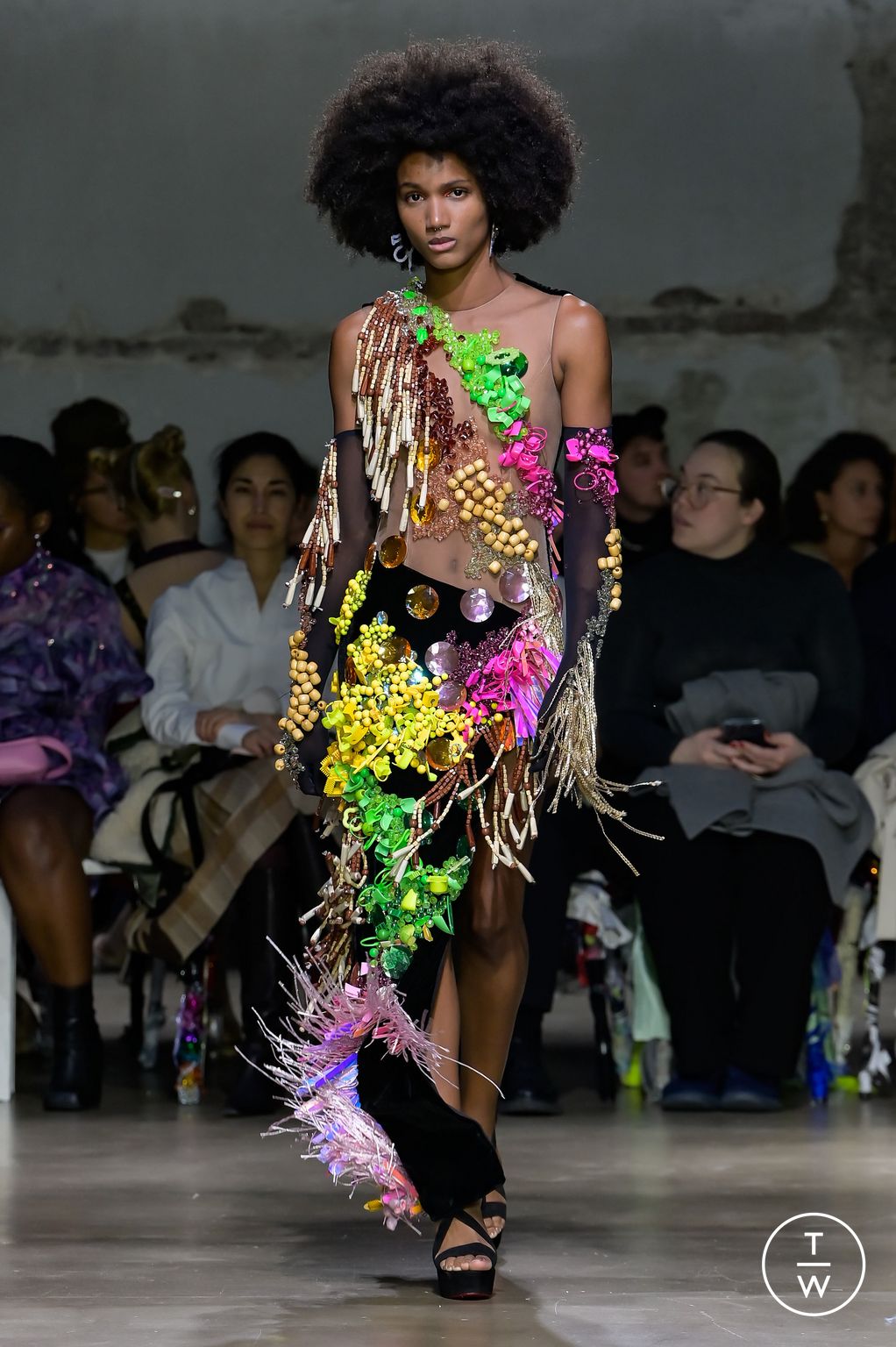 Fashion Week Paris Spring/Summer 2023 look 19 from the Germanier collection 女装