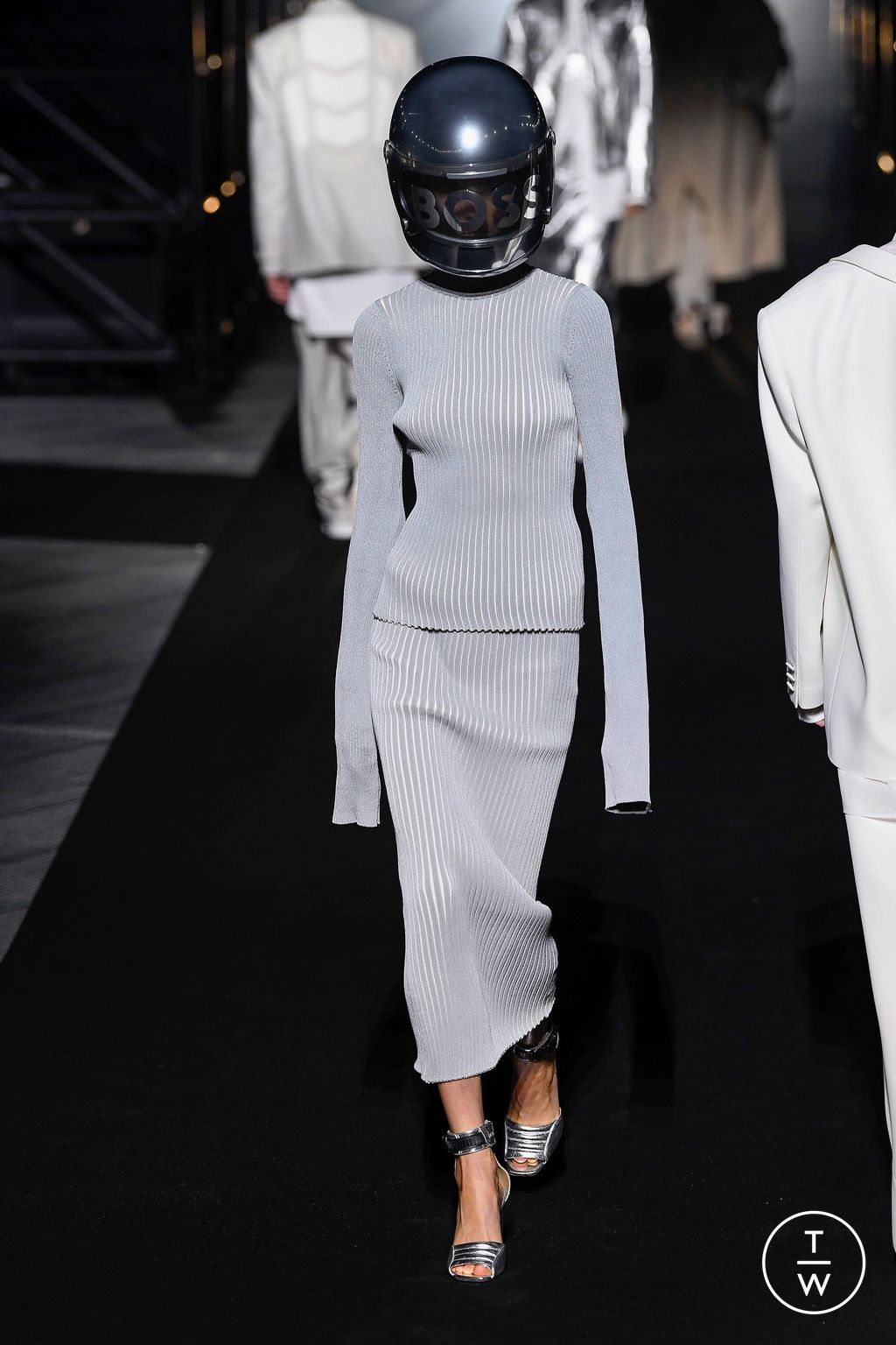 Fashion Week Milan Fall/Winter 2022 look 35 from the Boss collection womenswear