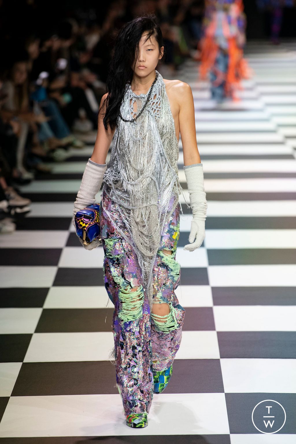 Fashion Week Milan Spring/Summer 2023 look 8 de la collection Matty Bovan womenswear