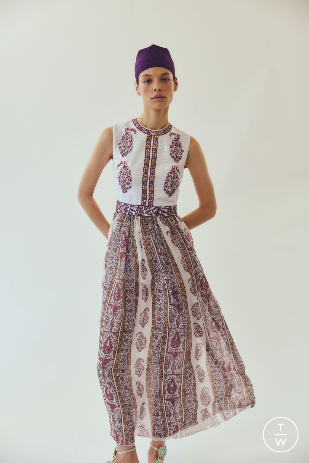 Fashion Week Paris Resort 2026 look 31 de la collection Giambattista Valli womenswear