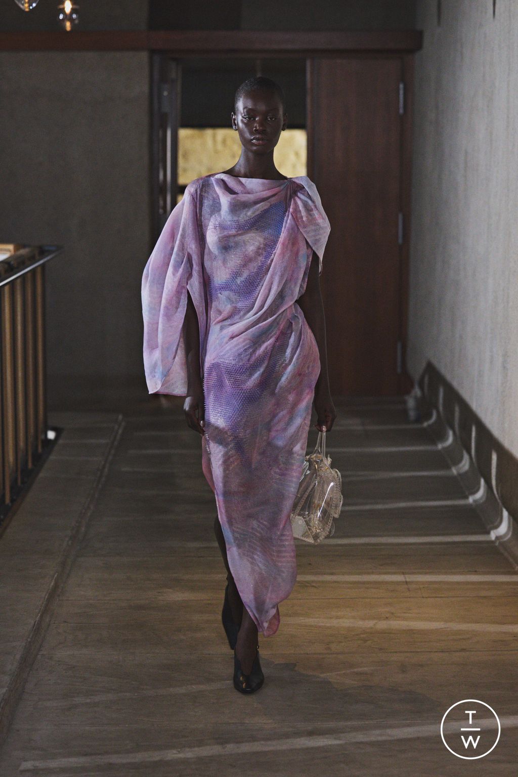 Fashion Week Paris Spring/Summer 2026 look 31 from the Mame Kurogouchi collection womenswear