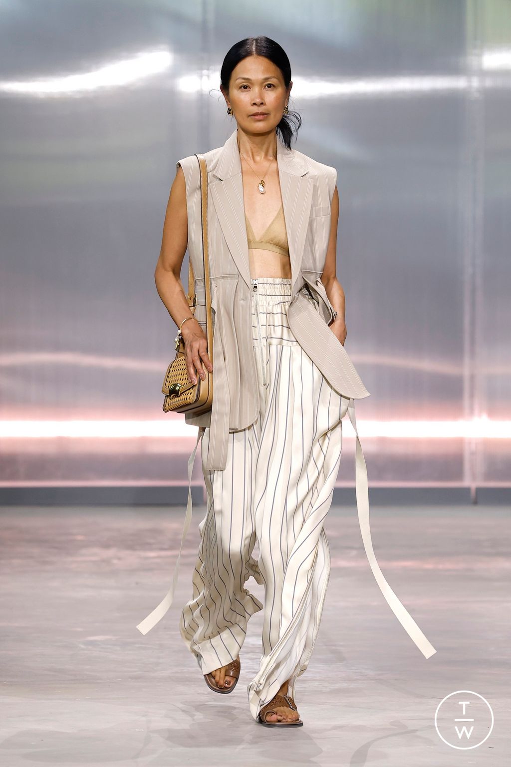 Fashion Week New York Spring-Summer 2025 look 18 from the 3.1 Phillip Lim collection womenswear