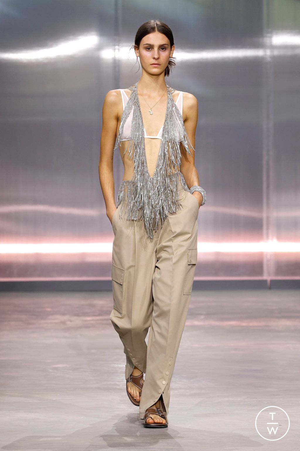 Fashion Week New York Spring-Summer 2025 look 22 from the 3.1 Phillip Lim collection womenswear