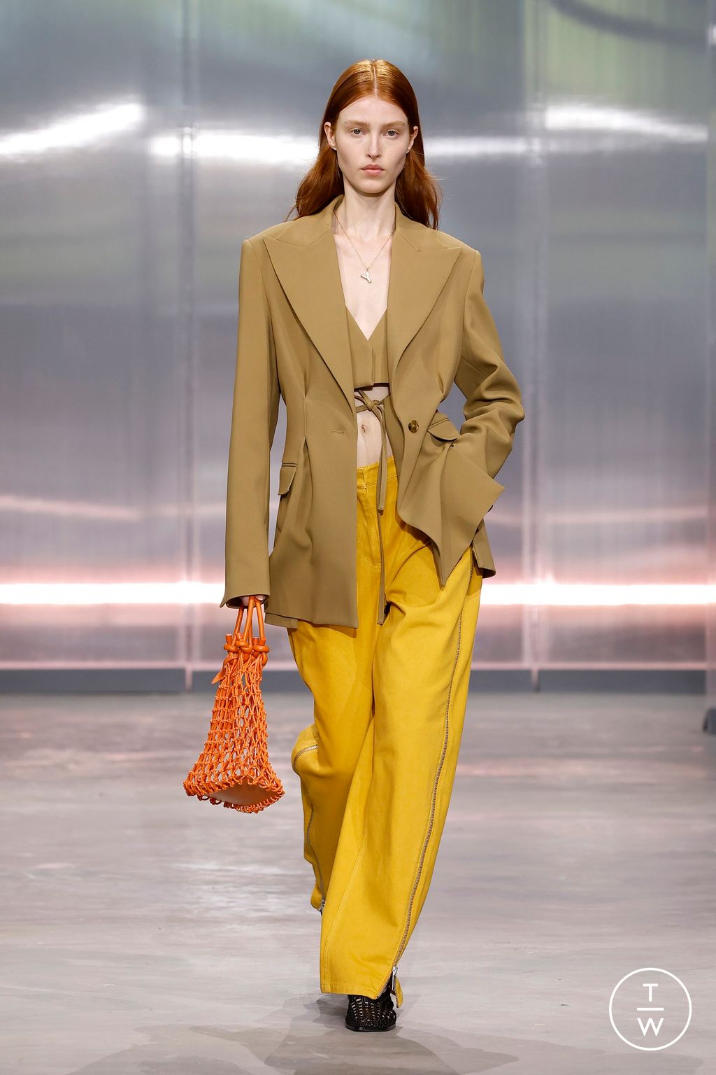 Fashion Week New York Spring-Summer 2025 look 33 from the 3.1 Phillip Lim collection womenswear