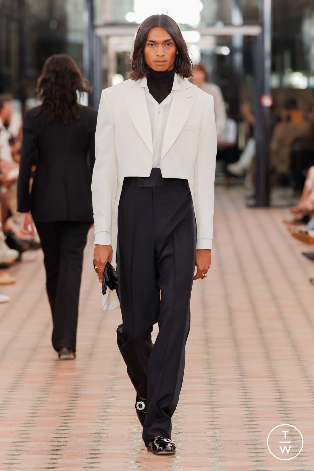 Fashion Week Paris Spring/Summer 2026 look 31 from the Wales Bonner collection menswear